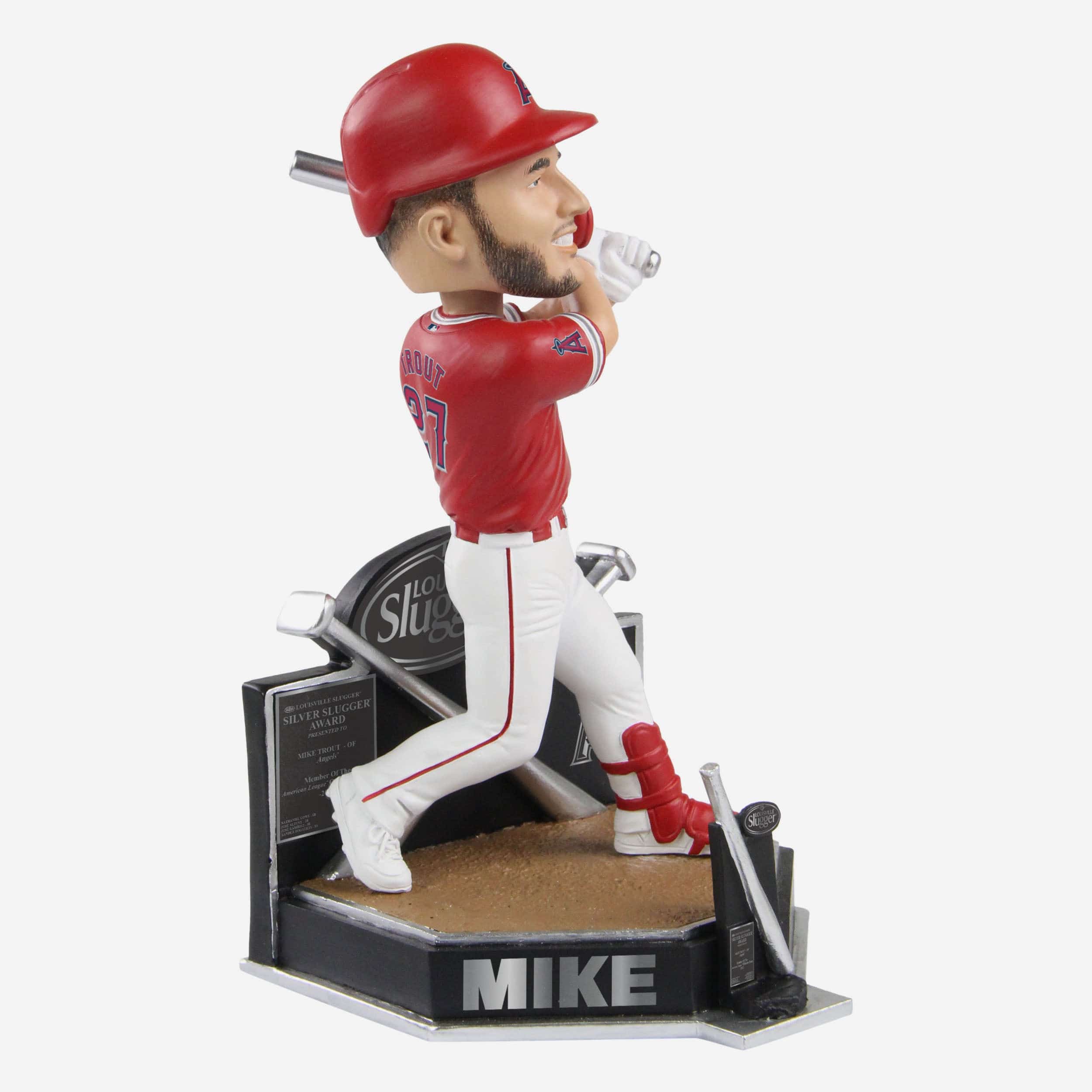 Mike Trout Los Angeles Angels 2022 Silver Slugger Bobblehead - Image 4