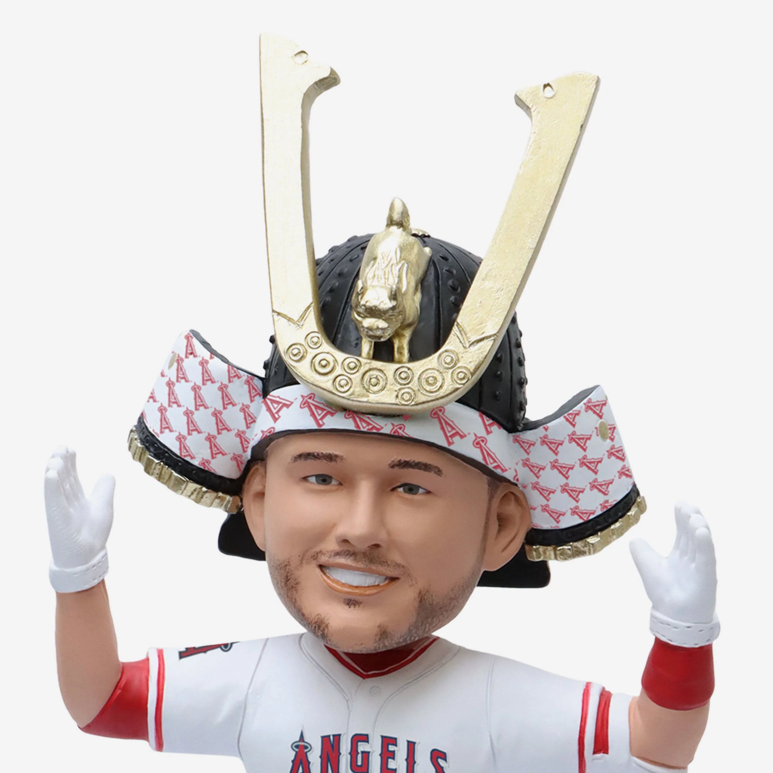 Mike Trout Los Angeles Angels Warrior Hat Home Run Celebration Bobblehead - Image 2