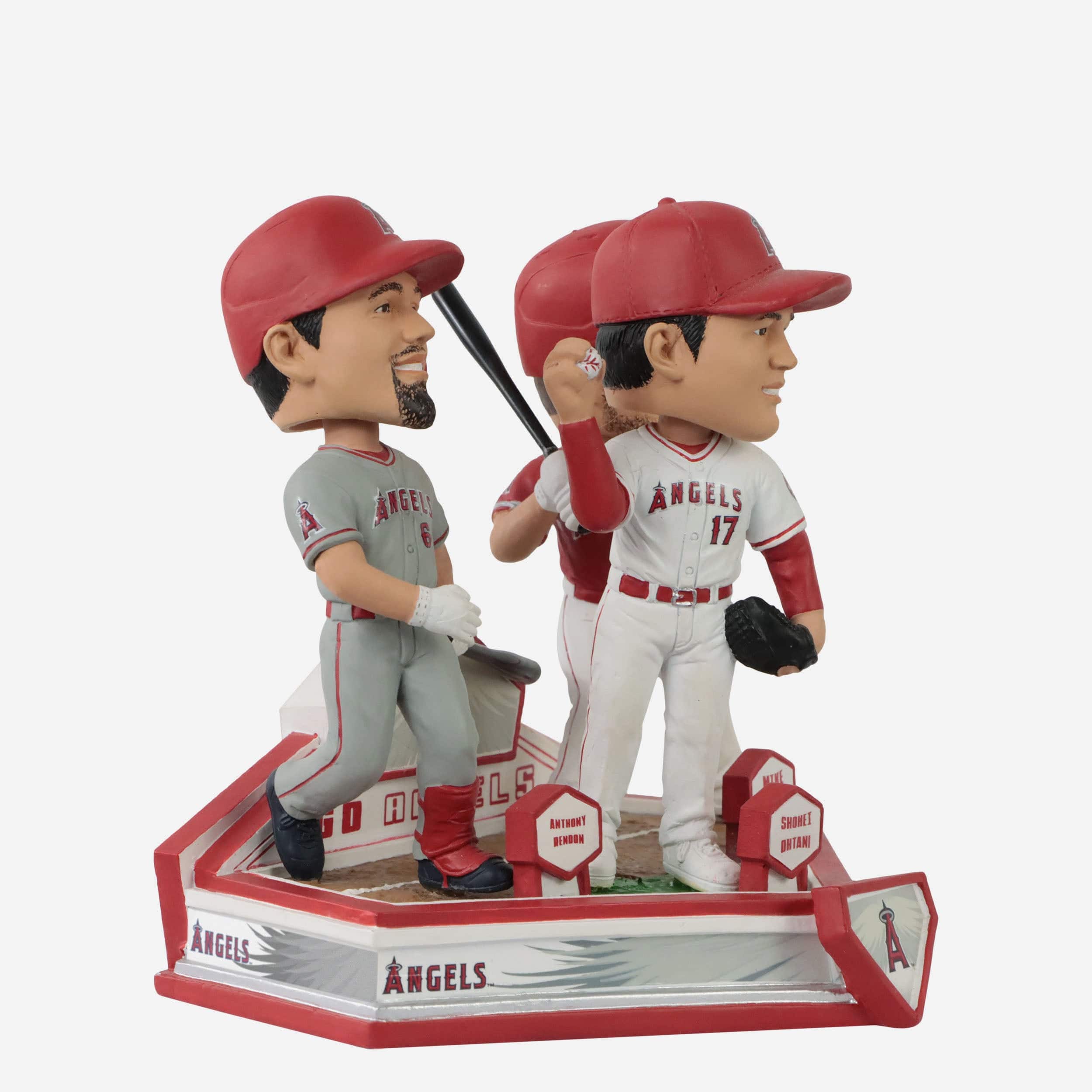 Mike Trout & Shohei Ohtani & Anthony Rendon Los Angeles Angels Triple Bobblehead - Image 5