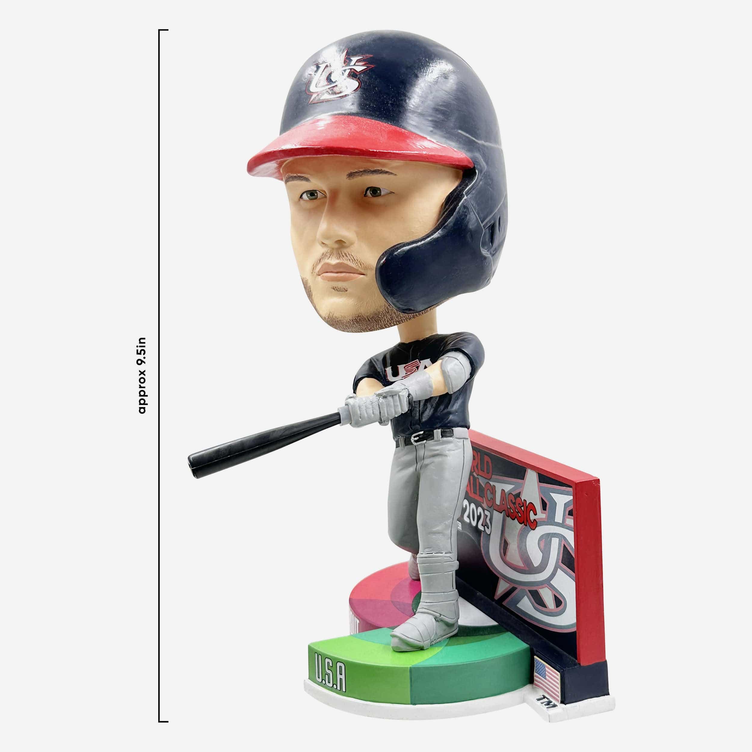 Mike Trout USA 2023 All World Baseball Classic Team Bighead Bobblehead - Image 4