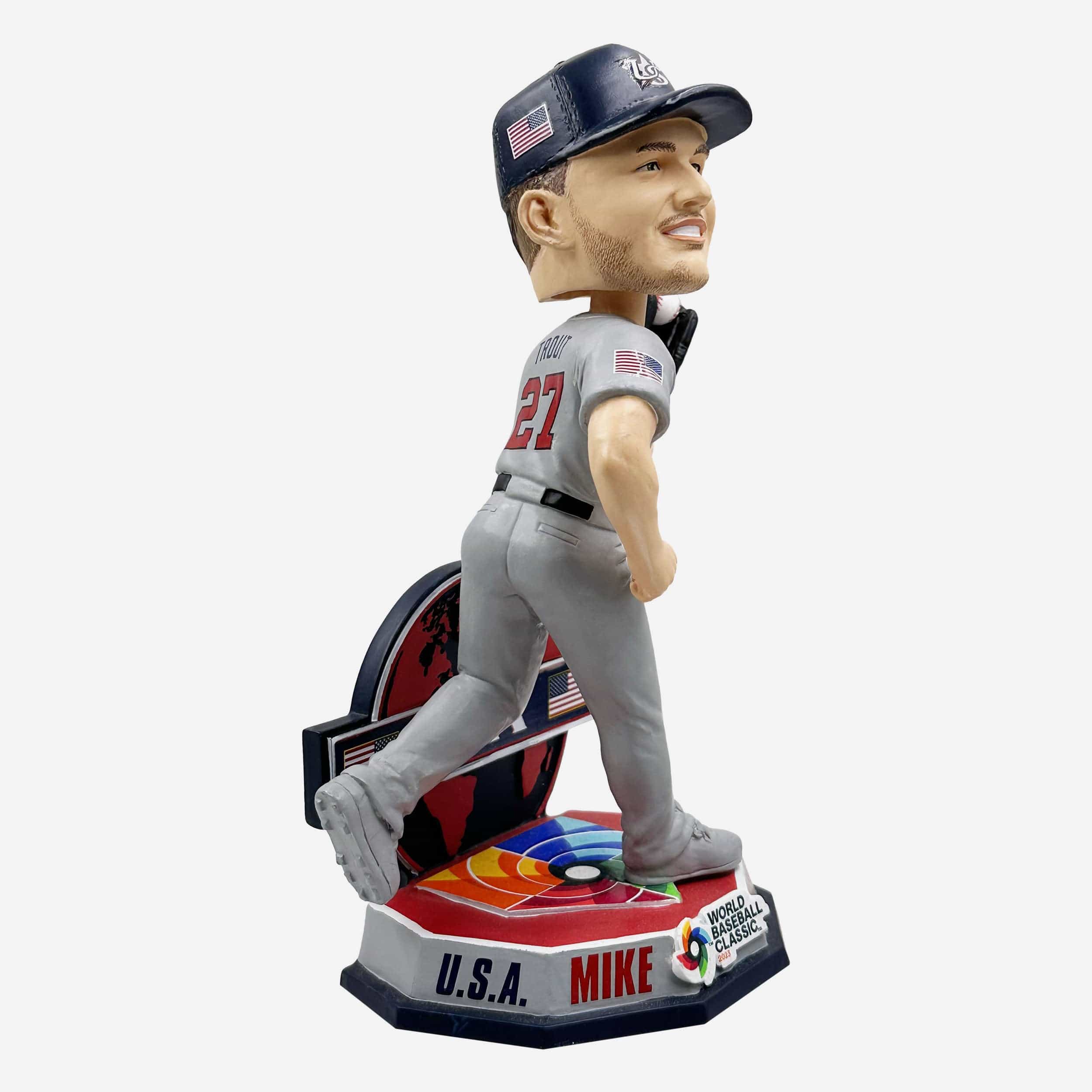 Mike Trout USA 2023 World Baseball Classic Away Uniform Bobblehead - Image 4