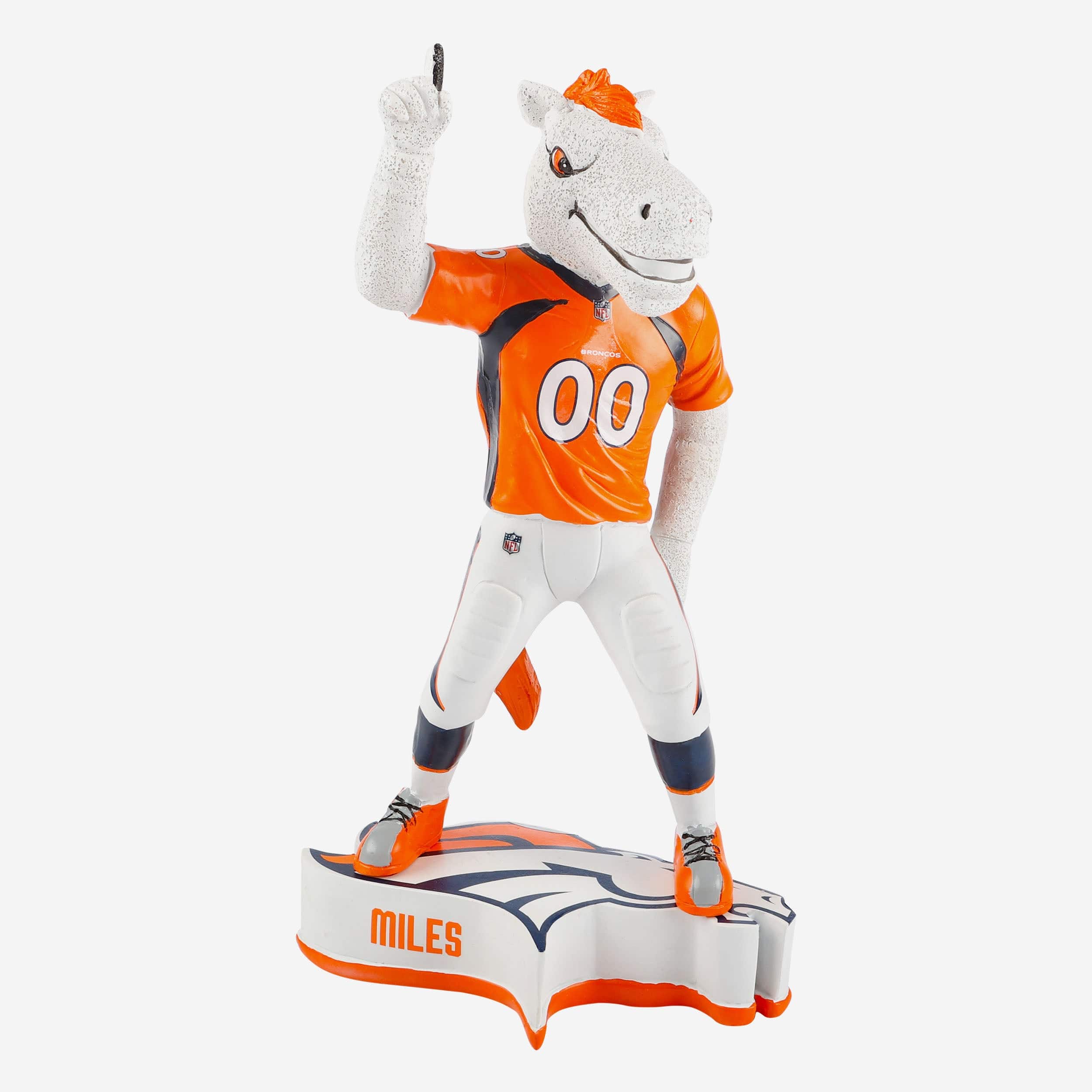 Miles Denver Broncos Mascot Figurine