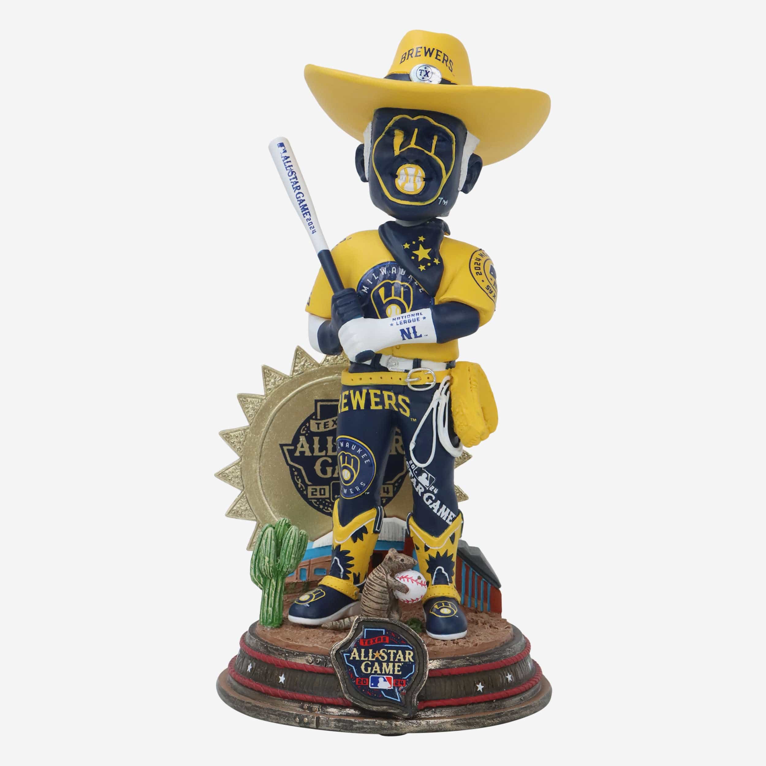 Milwaukee Brewers 2024 All-Star Bobbles on Parade Bobblehead