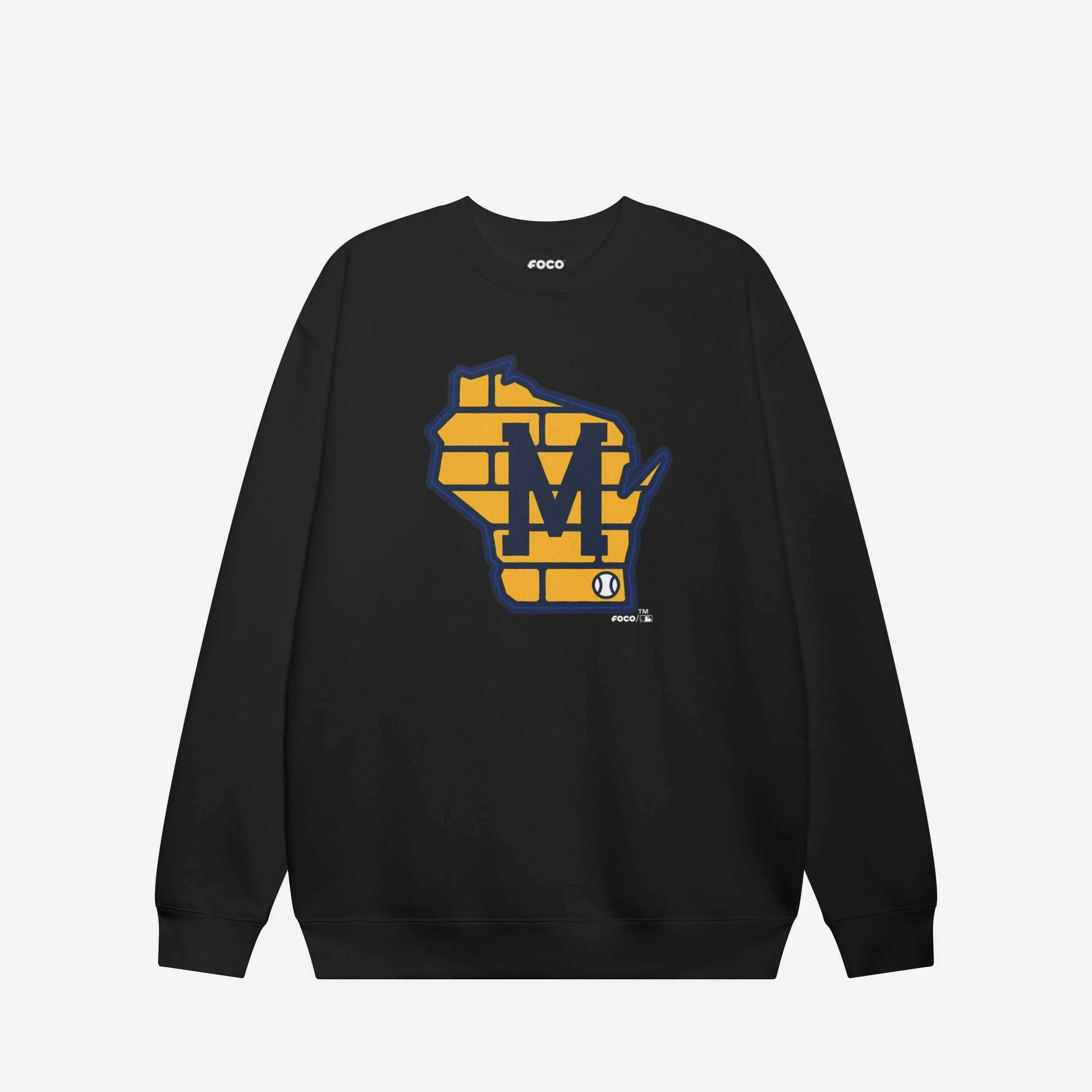Milwaukee Brewers Away Alternate Logo Crew Neck Sweatshirt - Image 5