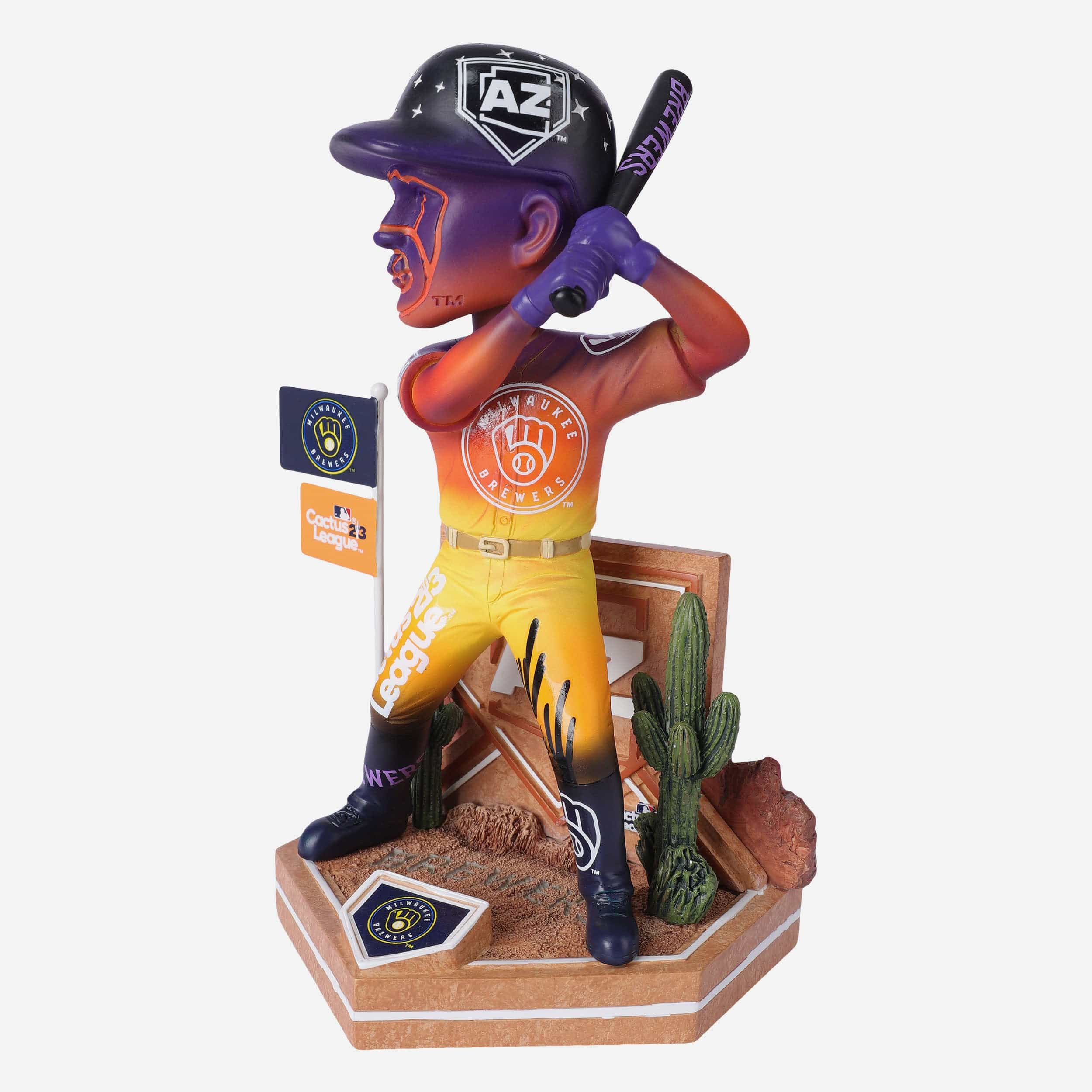 Milwaukee Brewers Cactus League Bobbles On Parade Bobblehead - Image 4