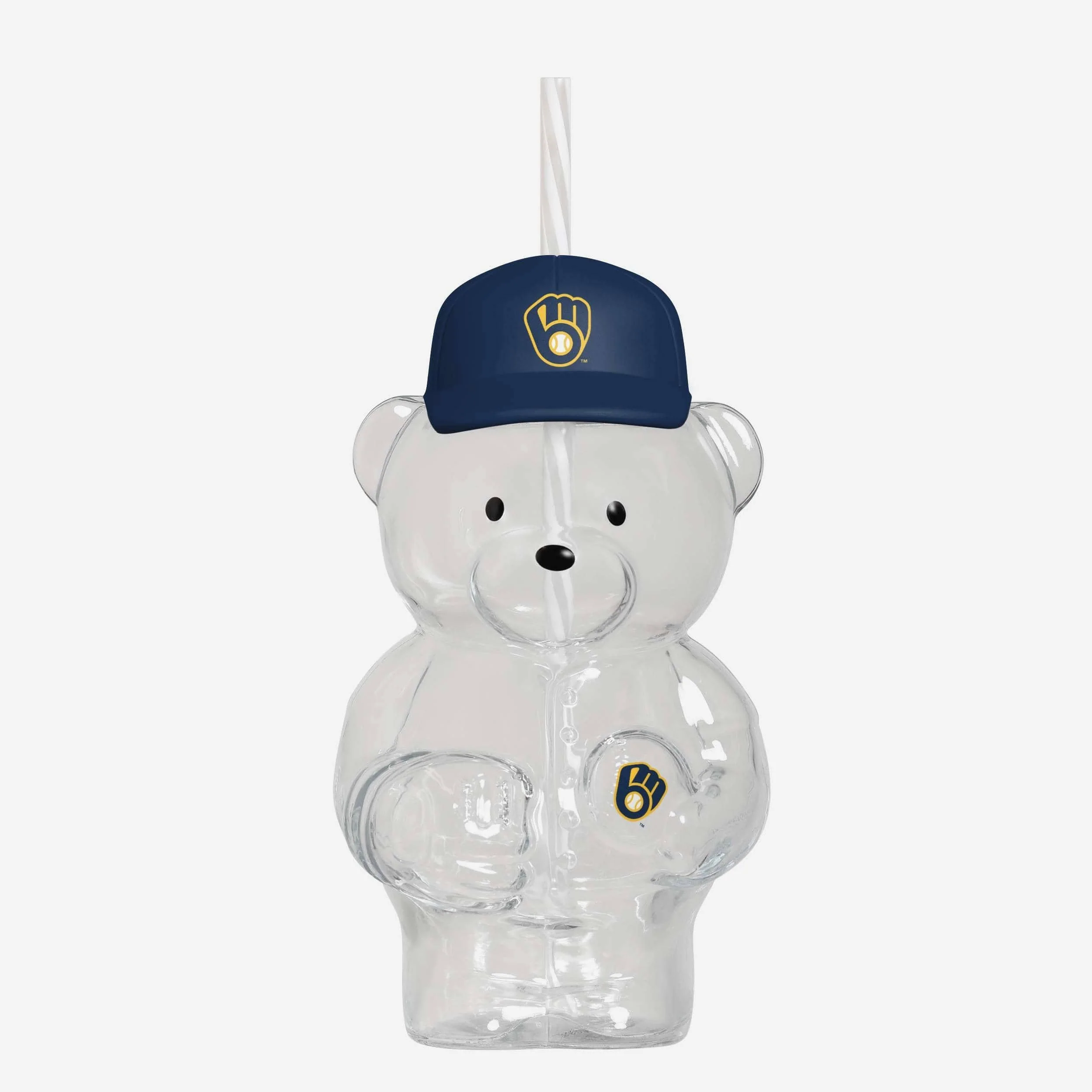 Milwaukee Brewers Glass Bear Tumbler