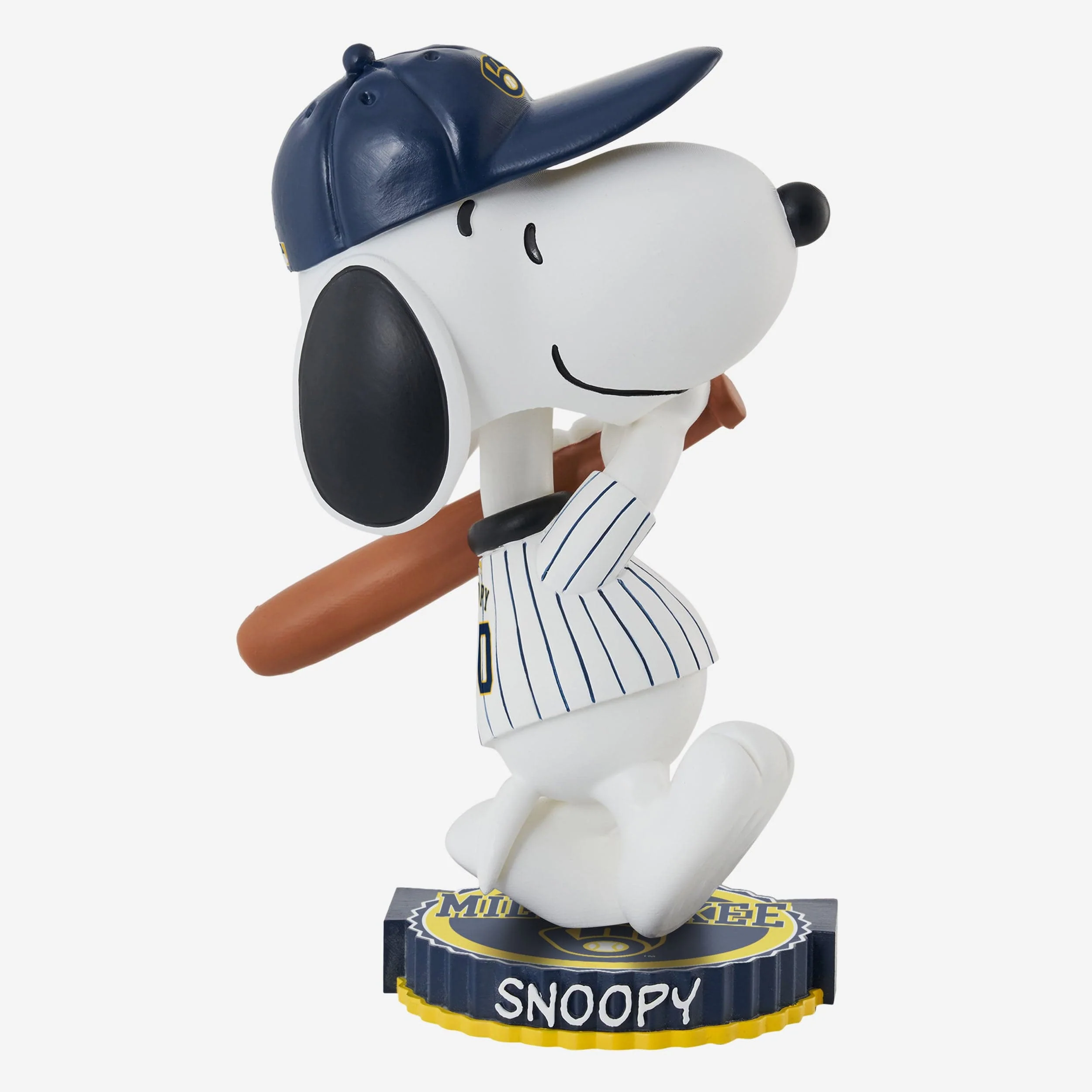 Milwaukee Brewers Snoopy Peanuts Bighead Bobblehead