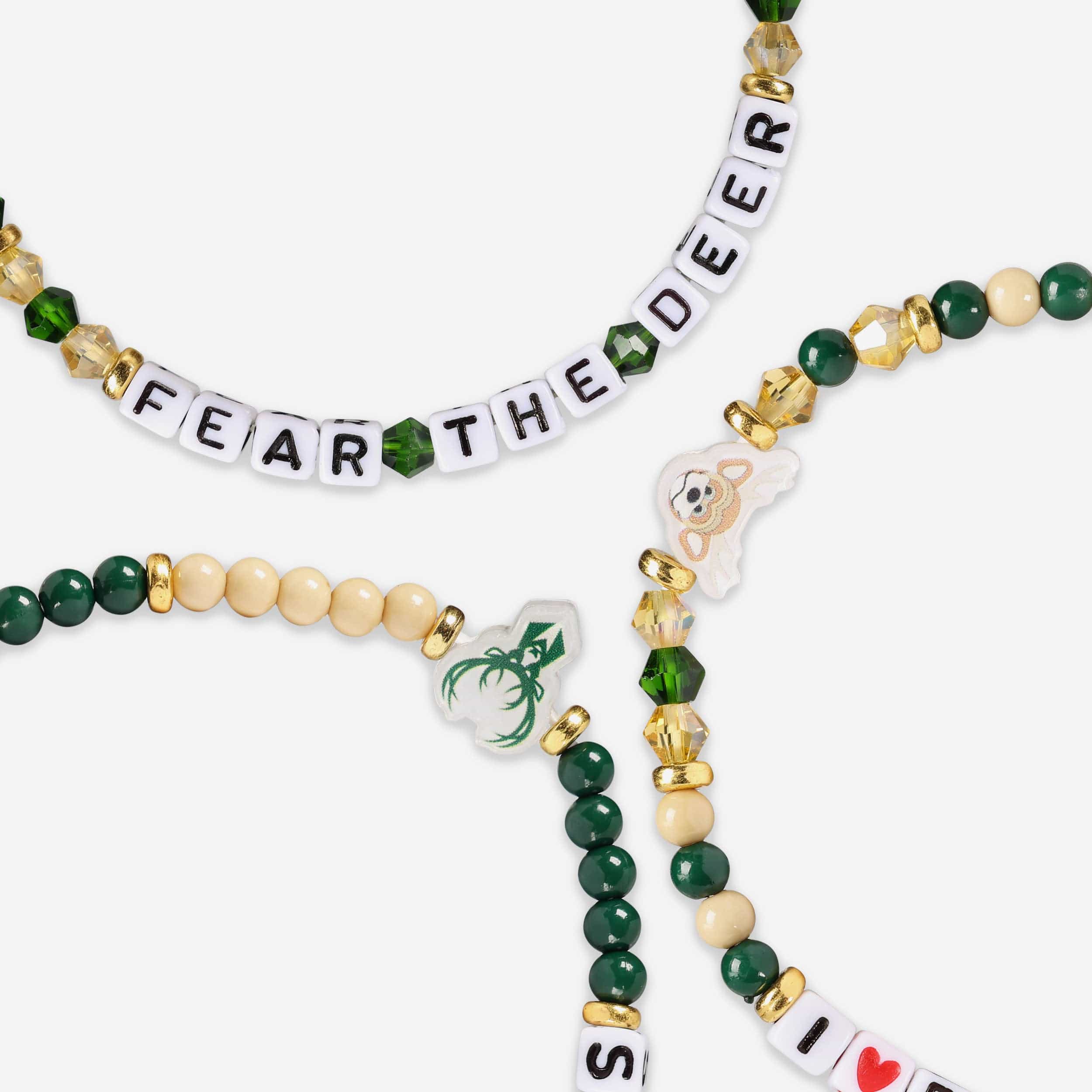 Milwaukee Bucks 3 Pack Friendship Bracelet - Image 2