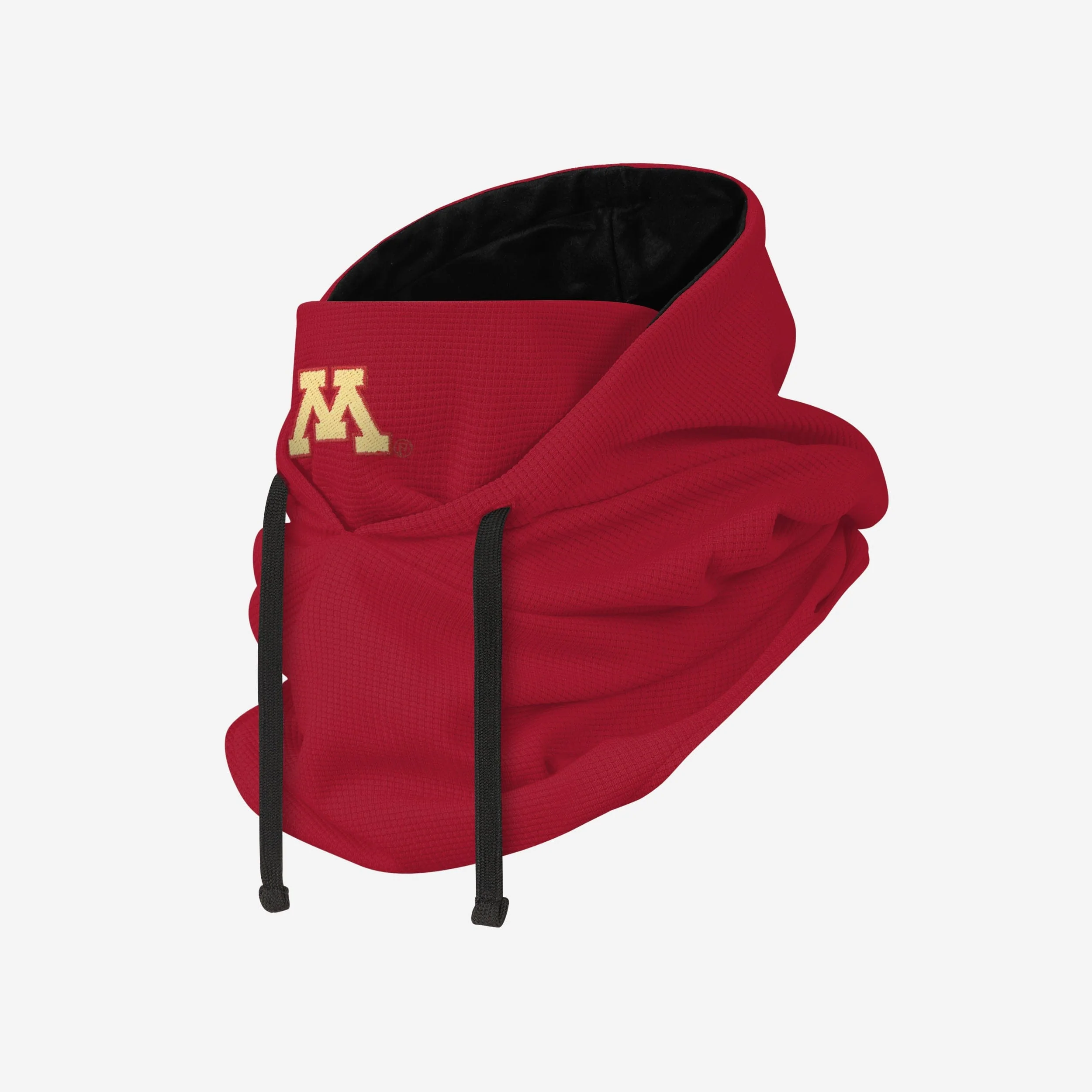 Minnesota Golden Gophers Waffle Drawstring Hooded Gaiter - Image 2