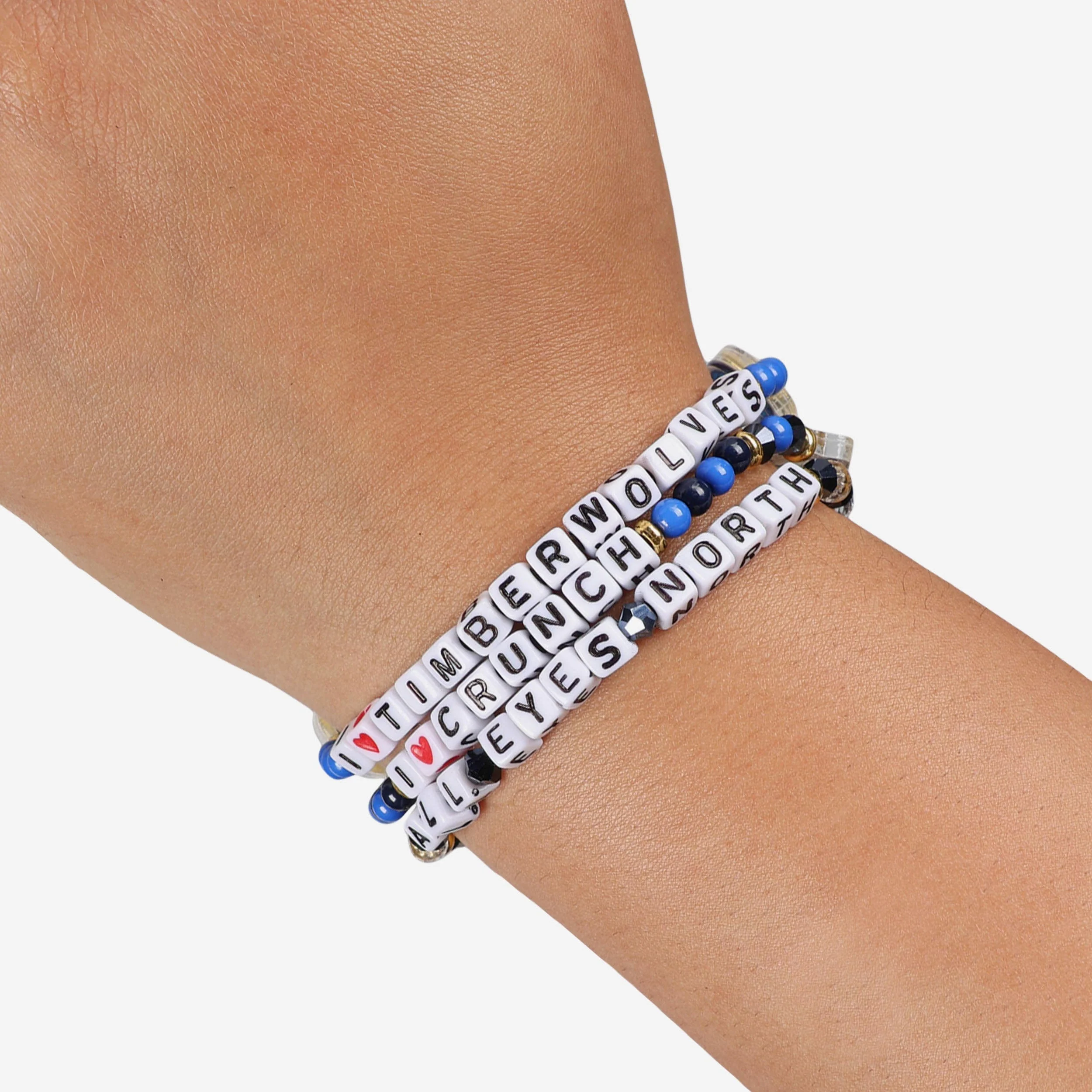 Minnesota Timberwolves 3 Pack Friendship Bracelet - Image 4