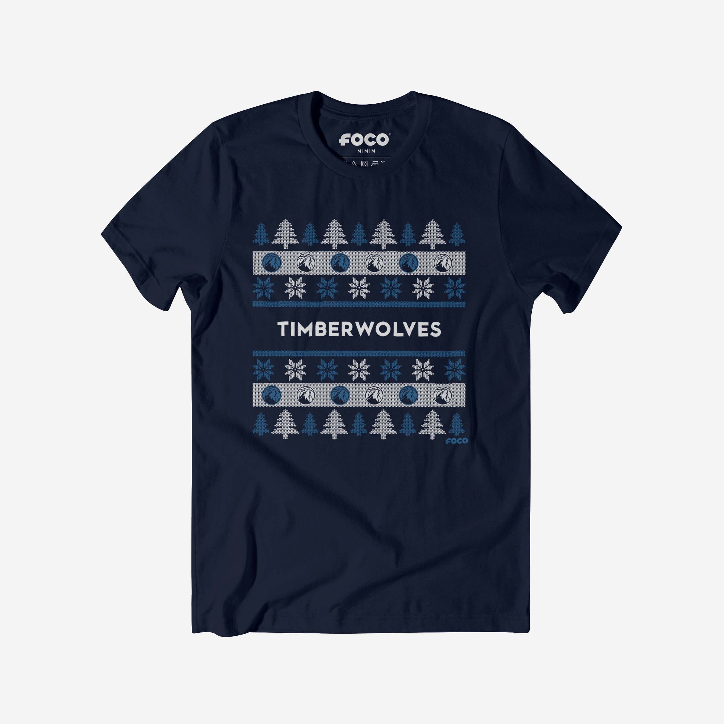 Minnesota Timberwolves Holiday Sweater T-Shirt