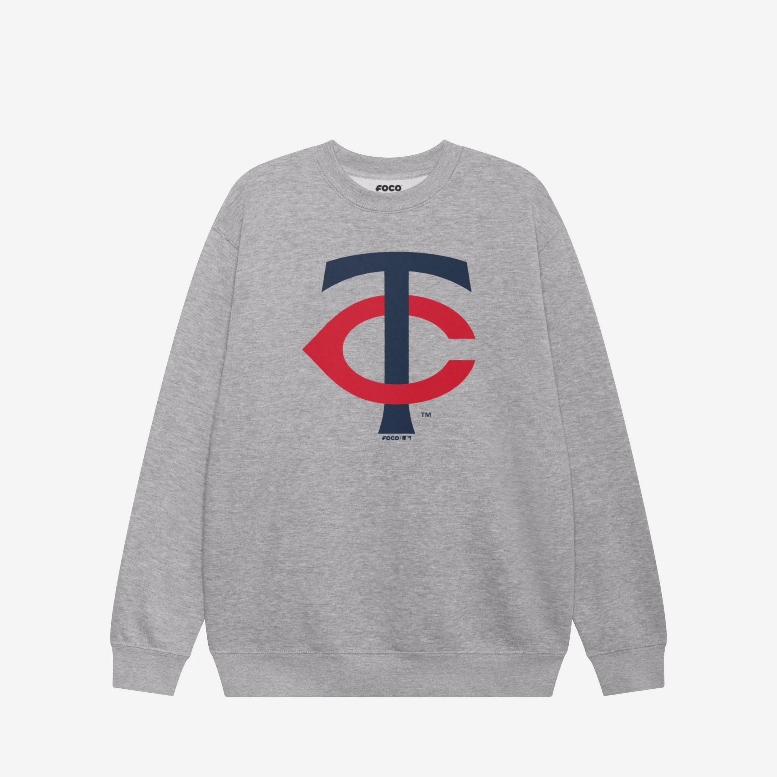 Minnesota Twins Primary Logo Crew Neck Sweatshirt - Image 3
