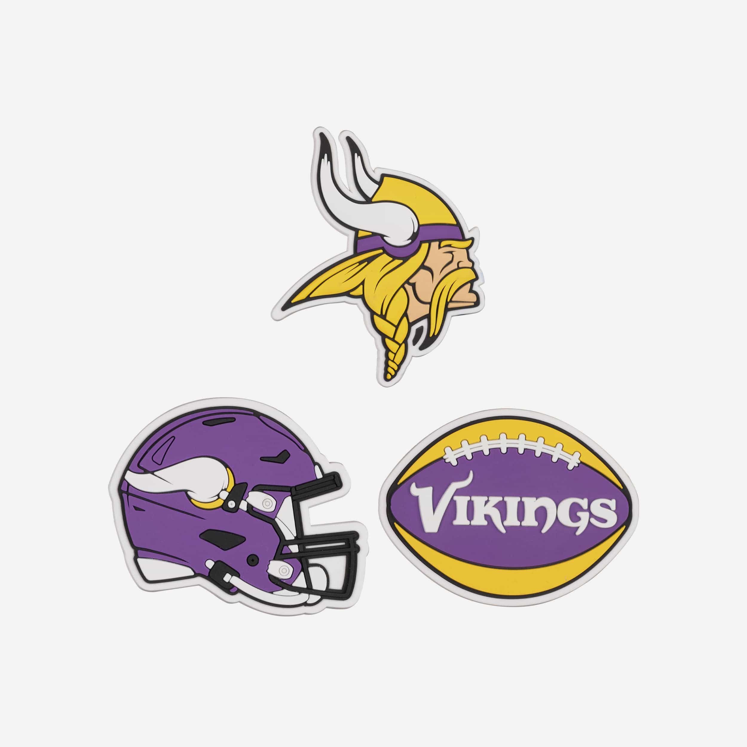 Minnesota Vikings 3 Pack Tailgate Tote Charms