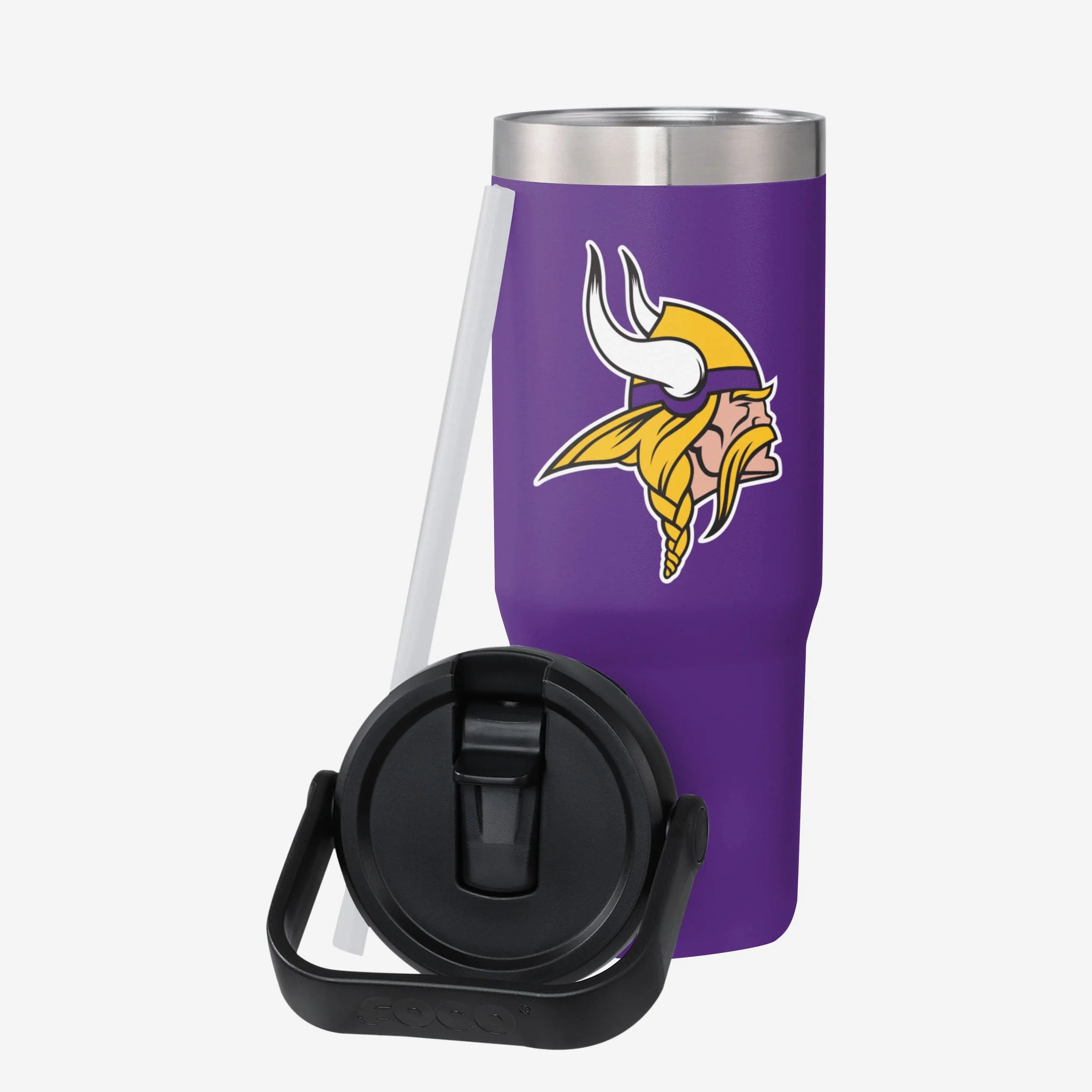 Minnesota Vikings 30 oz Straw Tumbler - Image 3