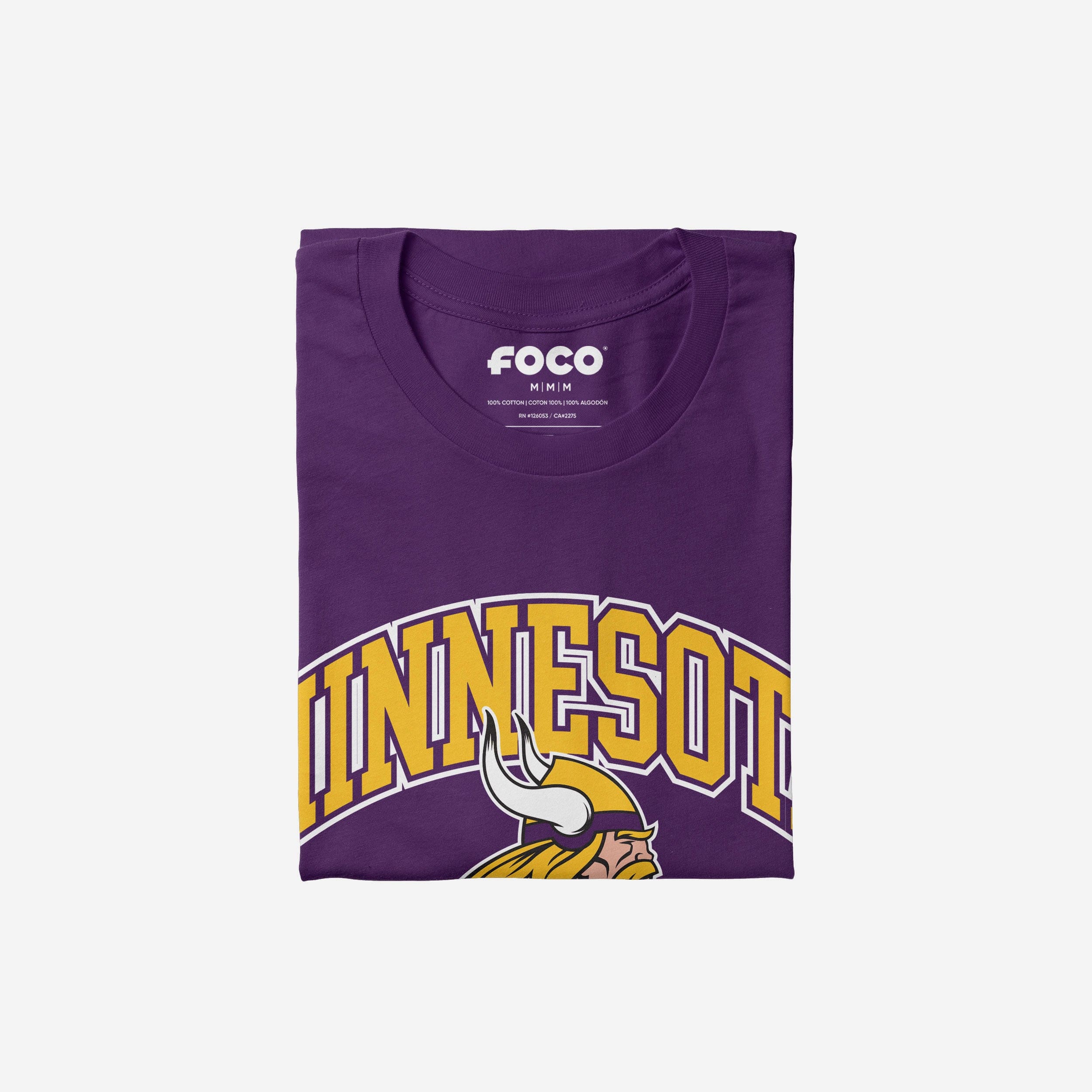 Minnesota Vikings Arched Wordmark T-Shirt - Image 4