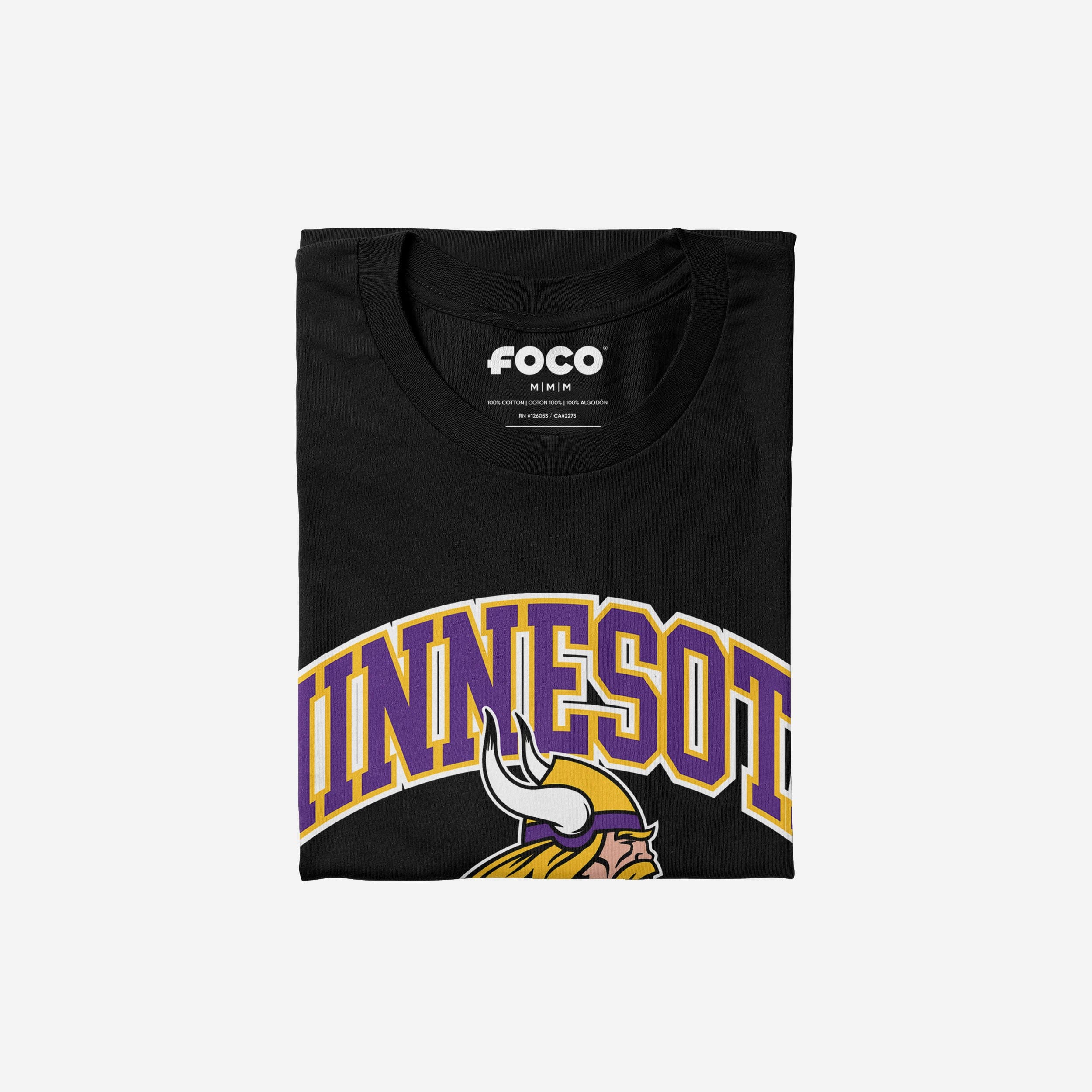 Minnesota Vikings Arched Wordmark T-Shirt - Image 8