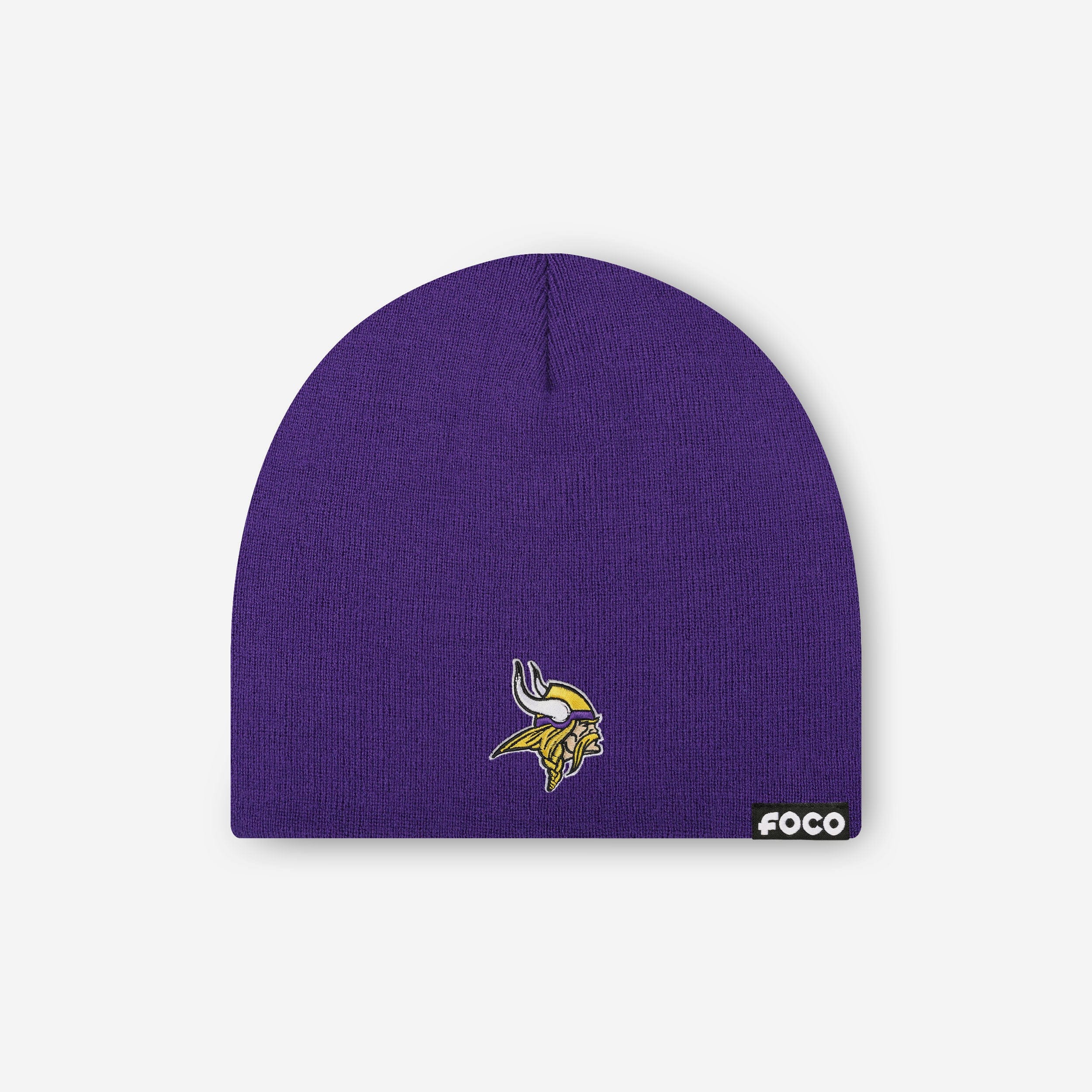 Minnesota Vikings Basic Primary Logo Skull Beanie