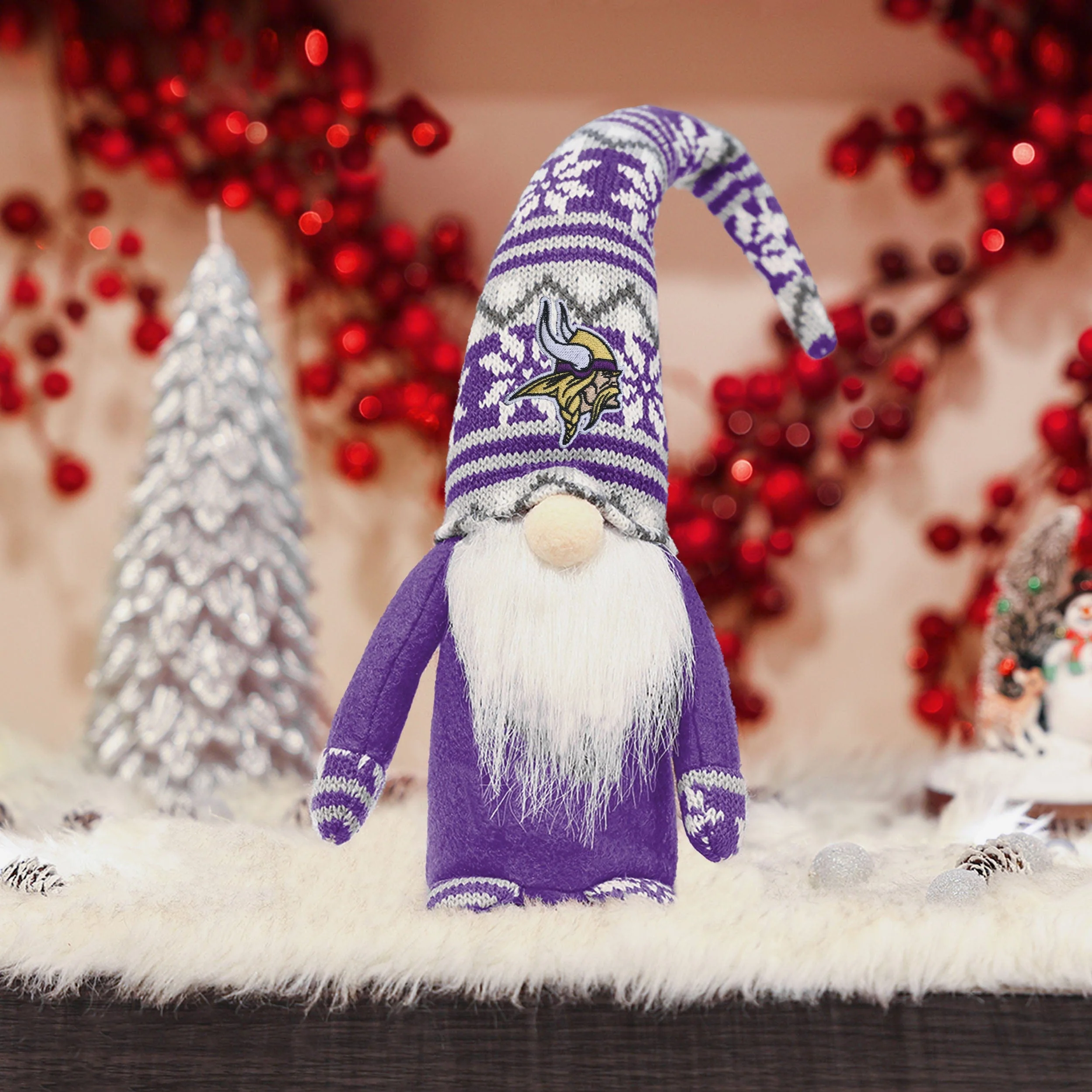 Minnesota Vikings Bent Hat Plush Gnome - Image 2