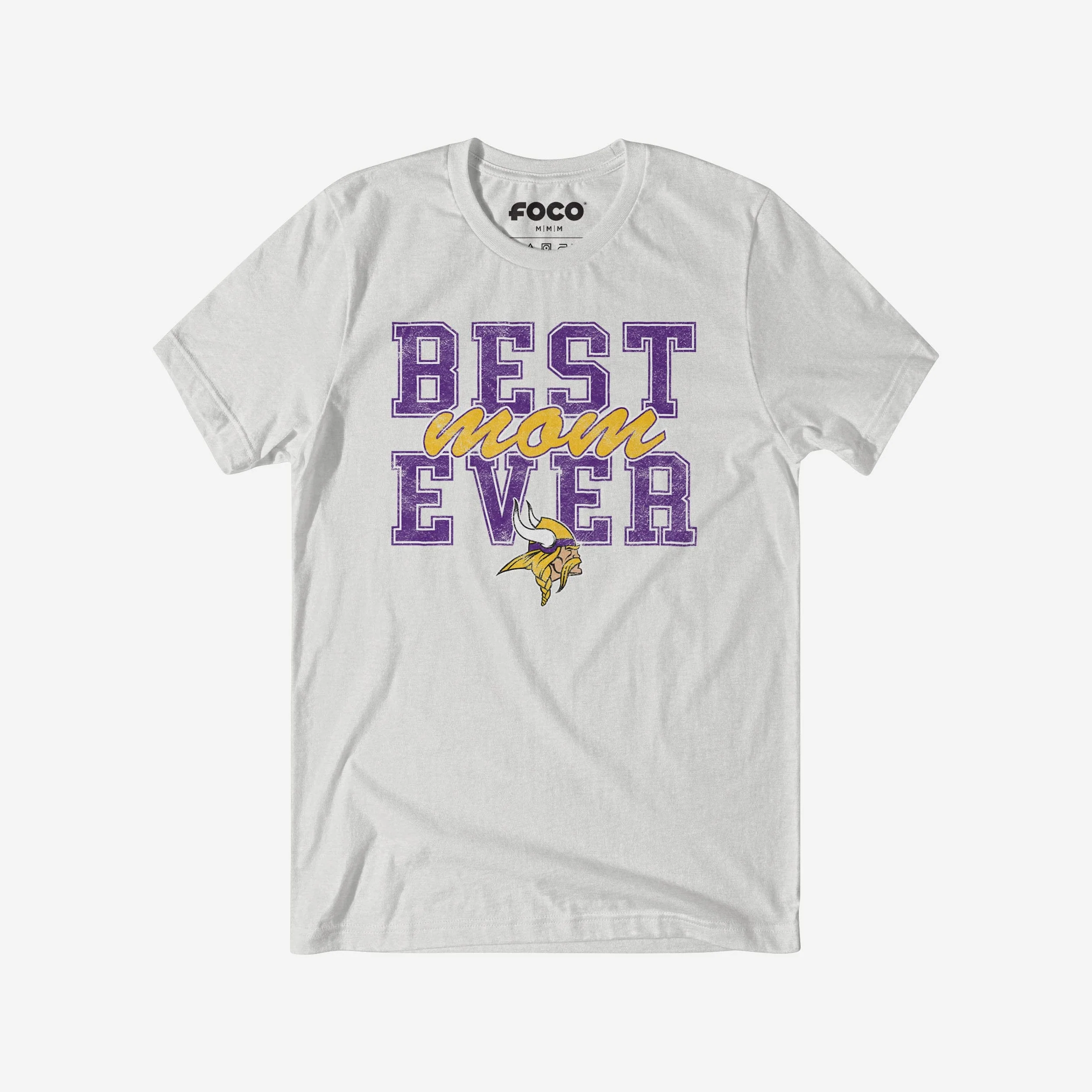 Minnesota Vikings Best Mom Ever Stacked T-Shirt