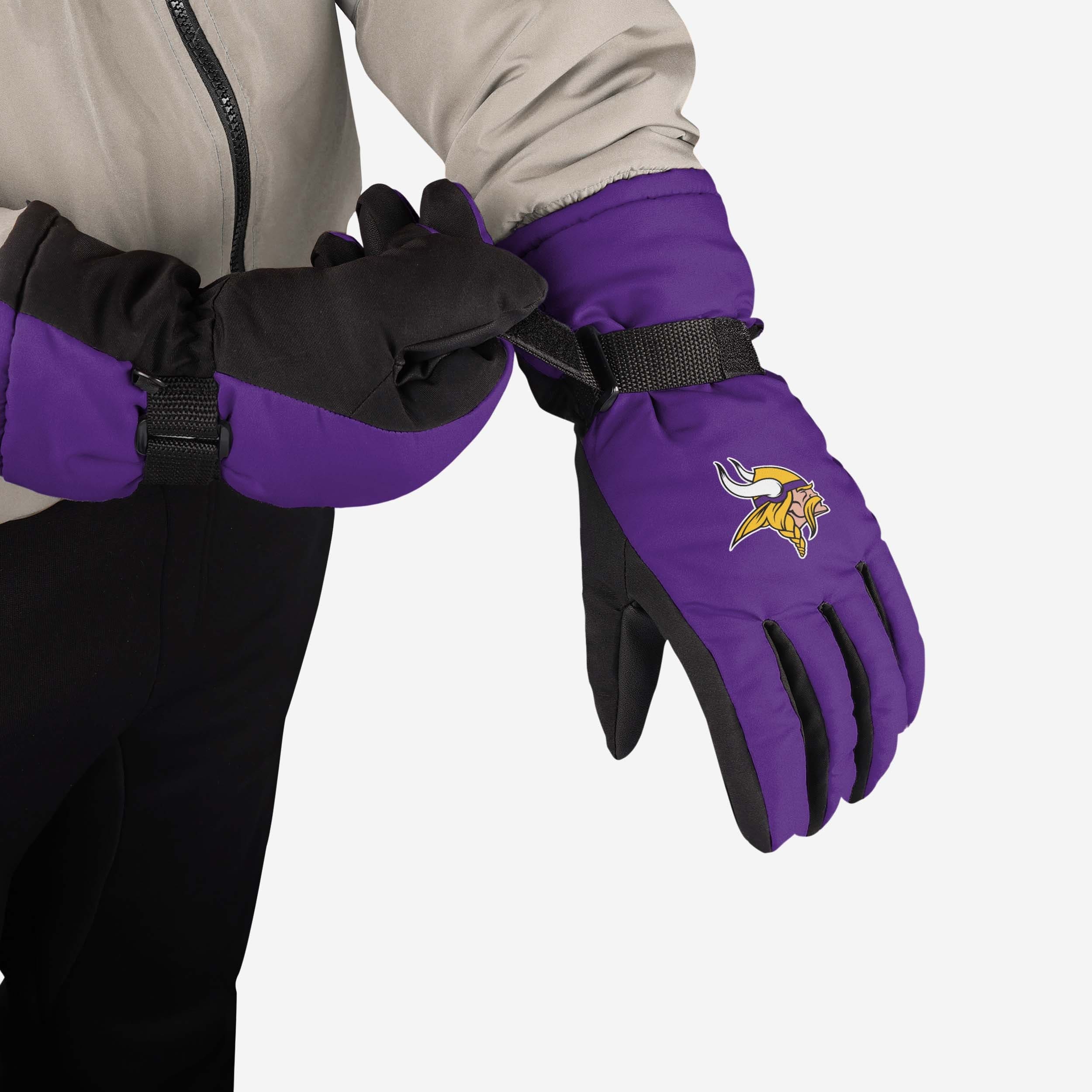 Minnesota Vikings Big Logo Insulated Gloves - Image 2