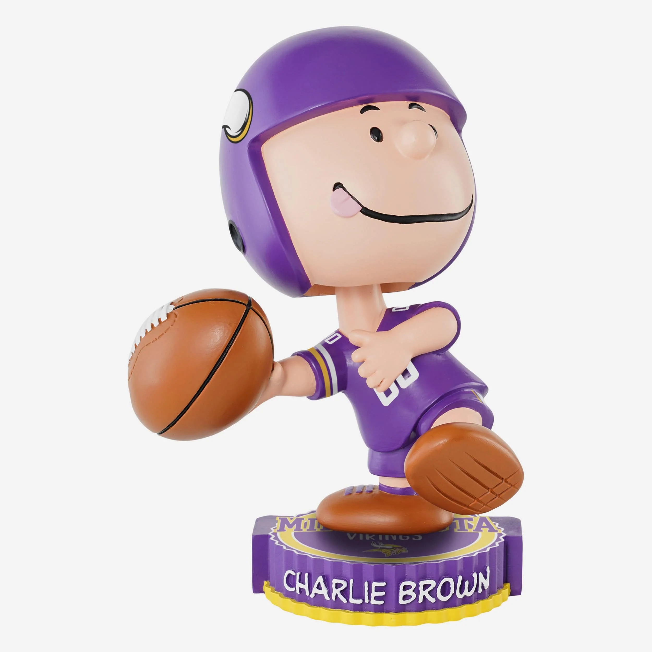 Minnesota Vikings Charlie Brown Peanuts Bighead Bobblehead