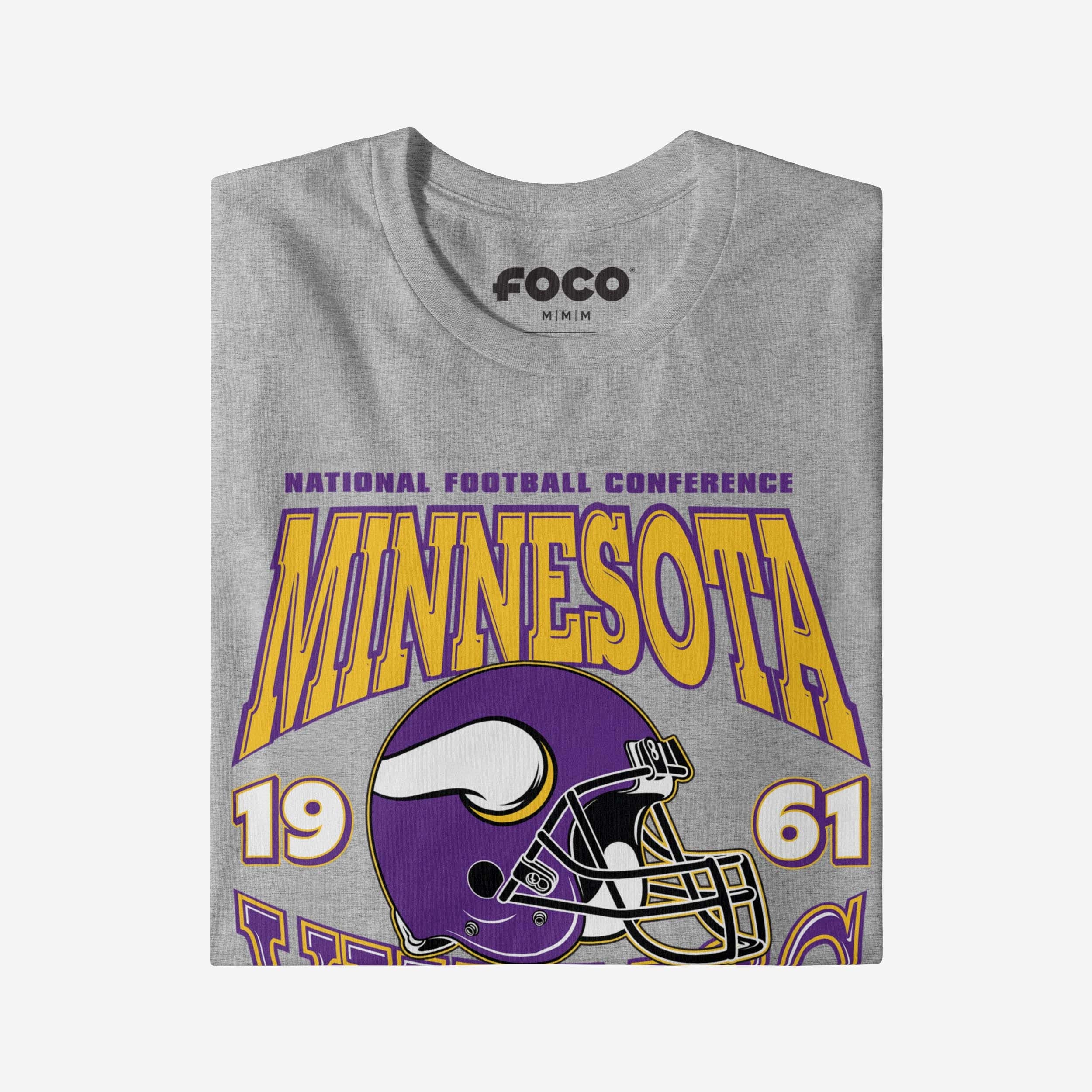 Minnesota Vikings Classic Team Helmet T-Shirt - Image 4