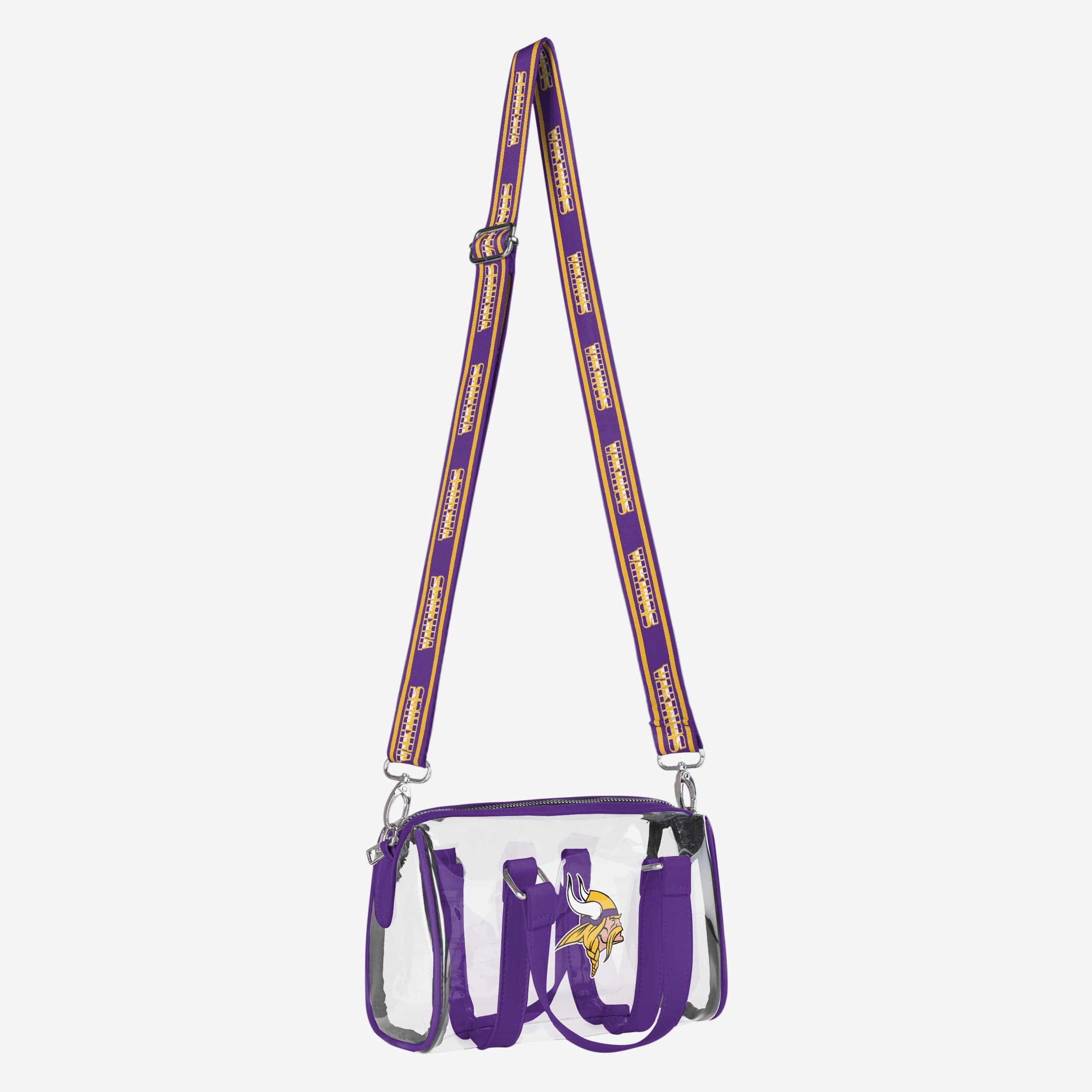 Minnesota Vikings Clear Barrel Bag - Image 2