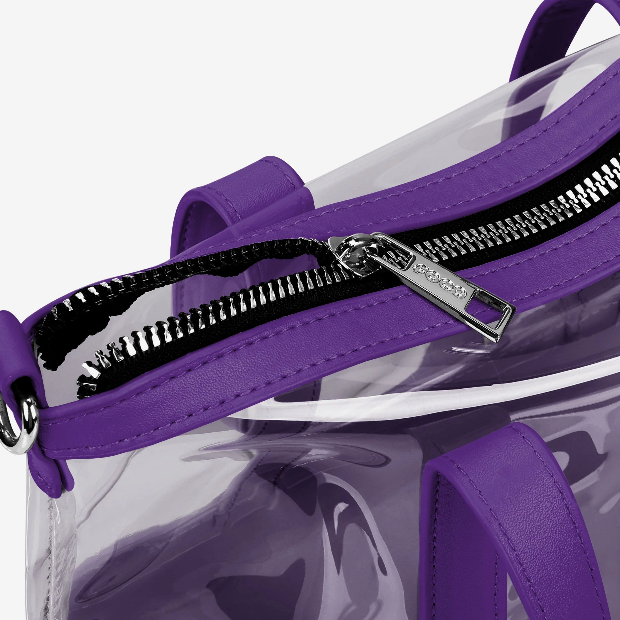 Minnesota Vikings Clear Crossbody Mini Tote Bag - Image 3