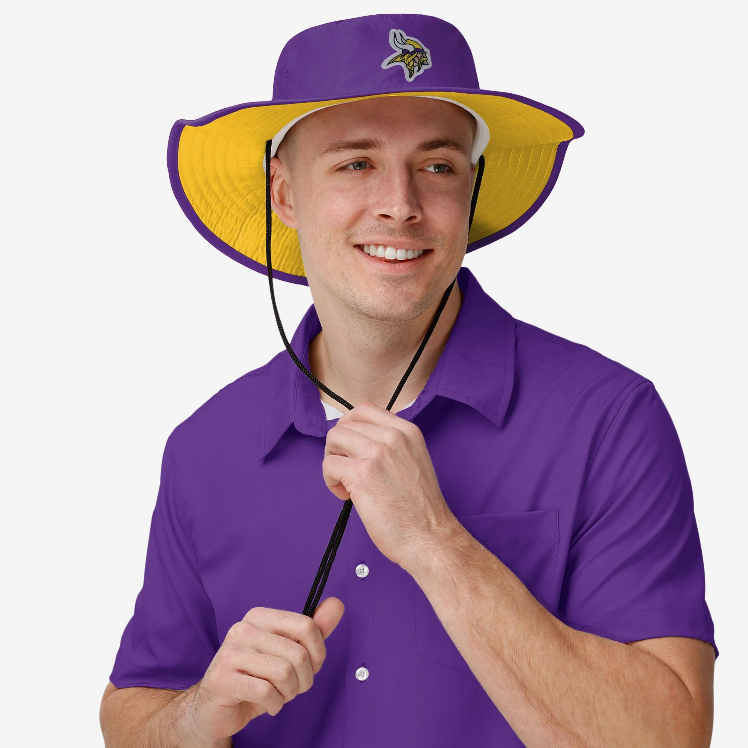 Minnesota Vikings Colorblock Boonie Hat - Image 3