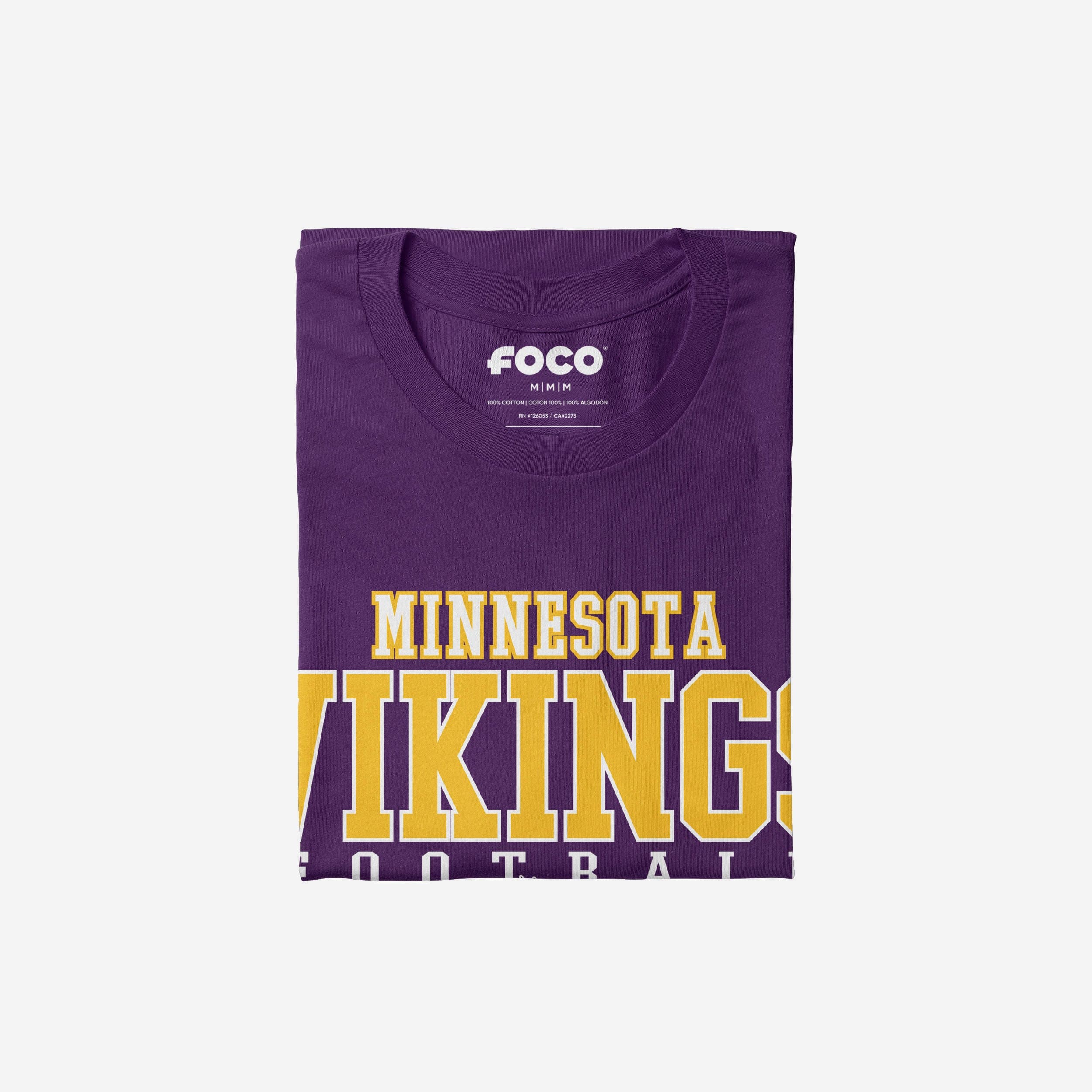 Minnesota Vikings Football Wordmark T-Shirt - Image 4