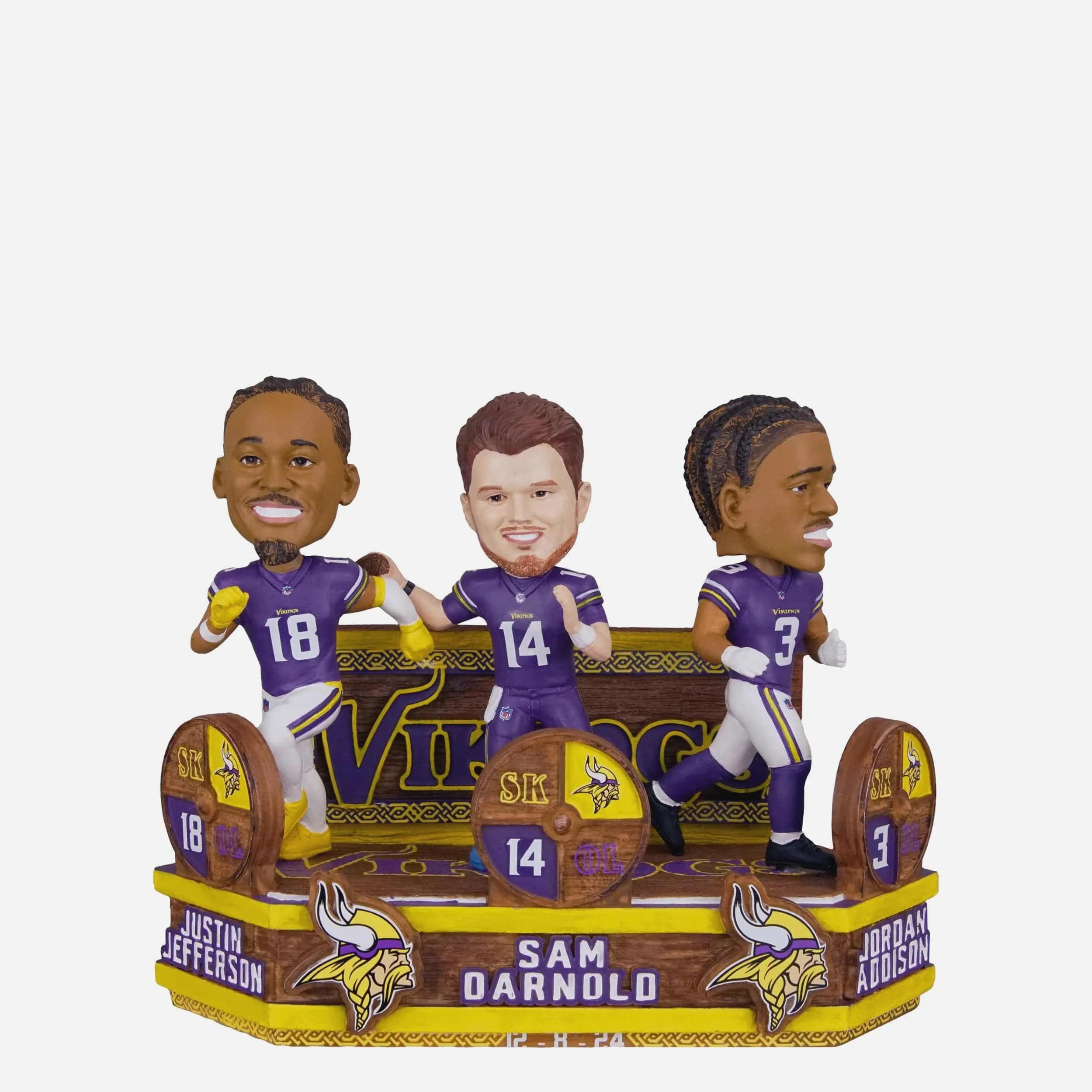 Minnesota Vikings Gamebreaker Mini Bobblehead Scene