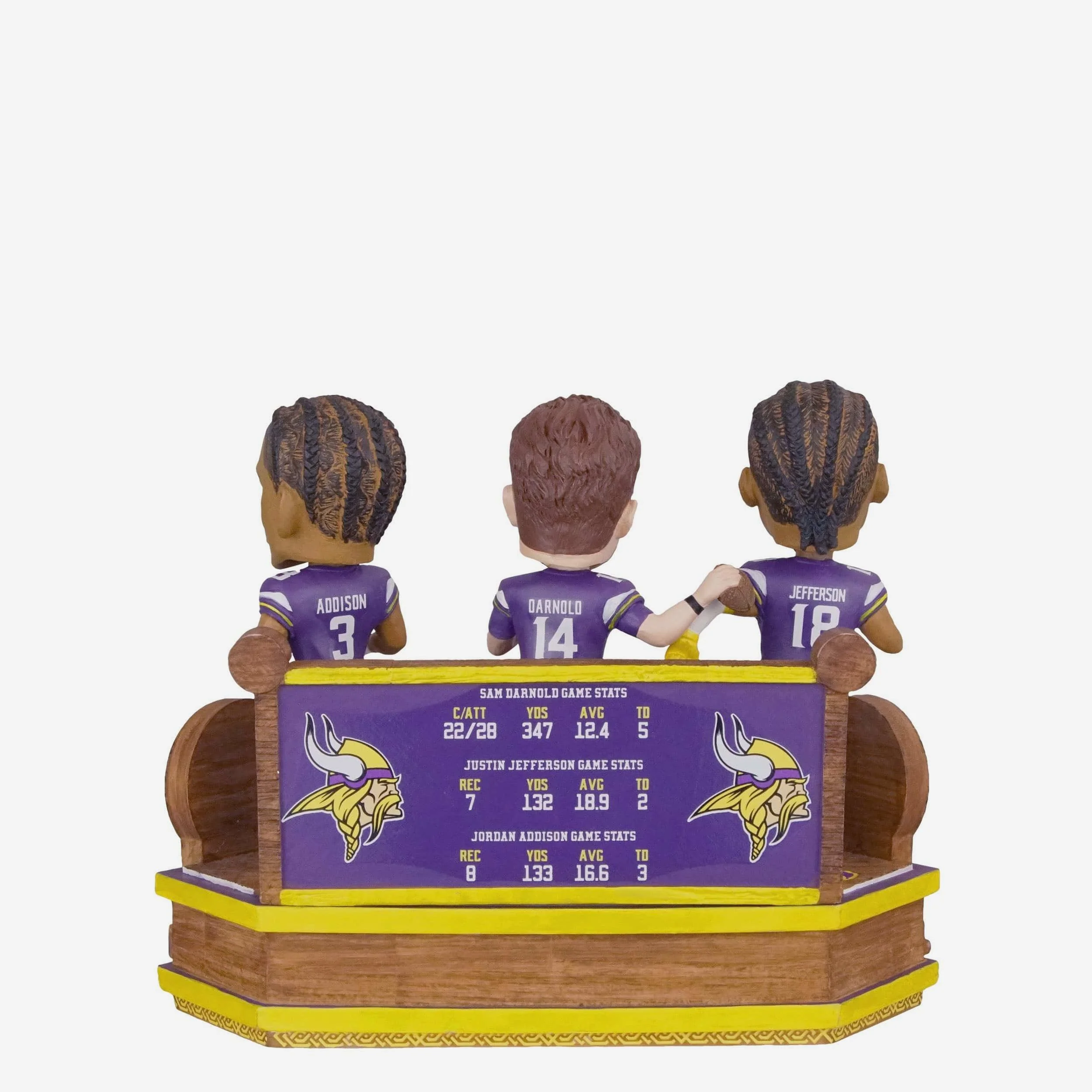 Minnesota Vikings Gamebreaker Mini Bobblehead Scene - Image 6