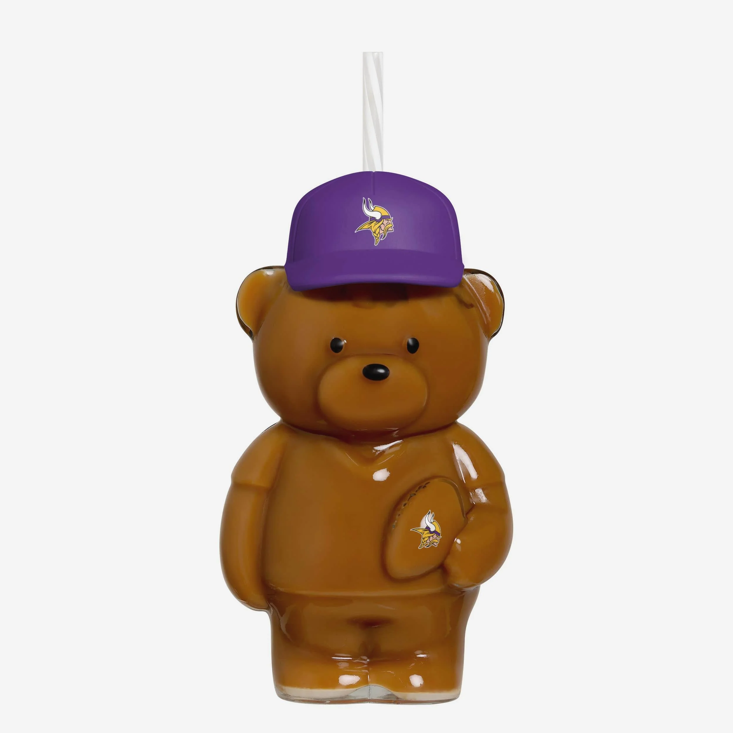 Minnesota Vikings Glass Bear Tumbler - Image 2