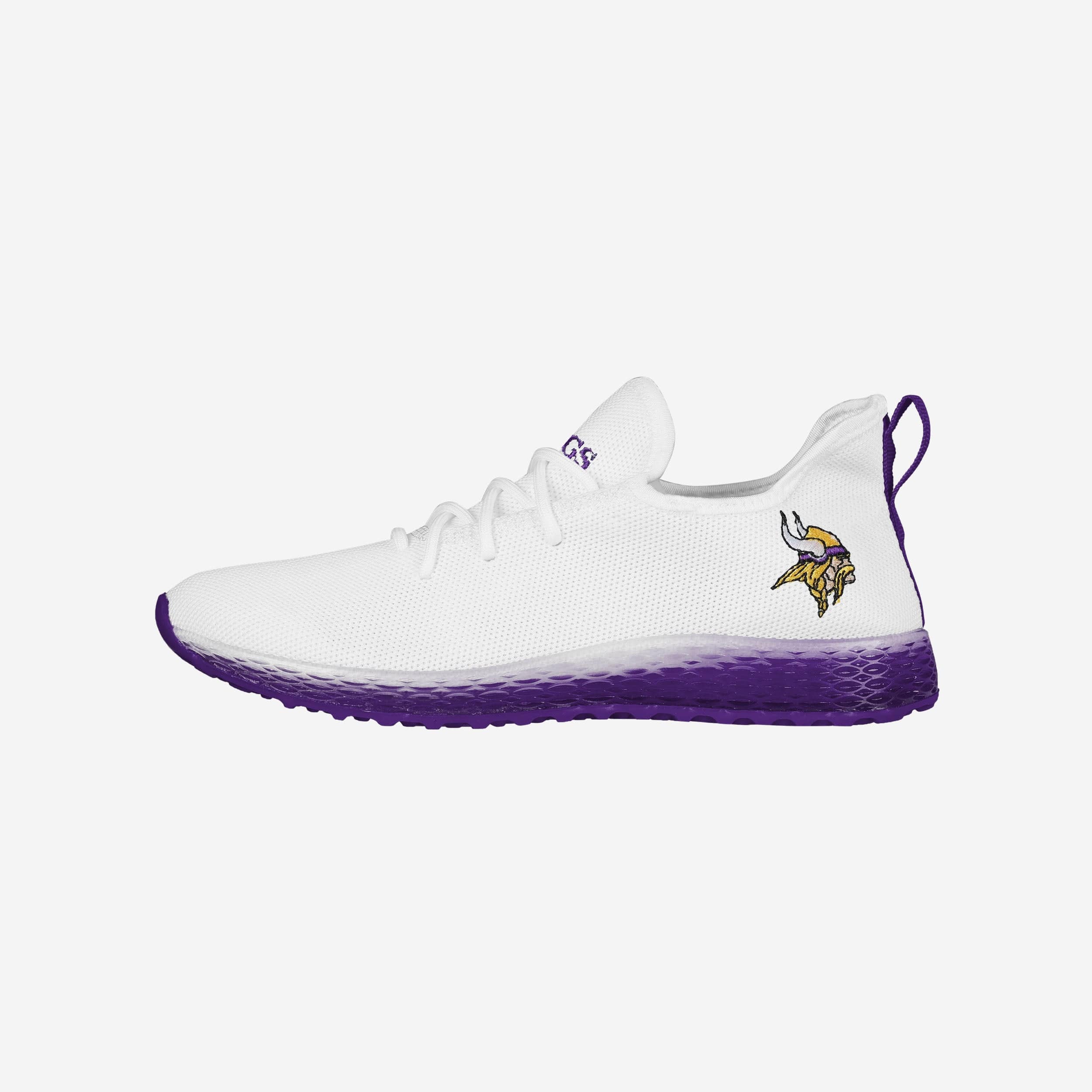 Minnesota Vikings Gradient Midsole White Sneakers