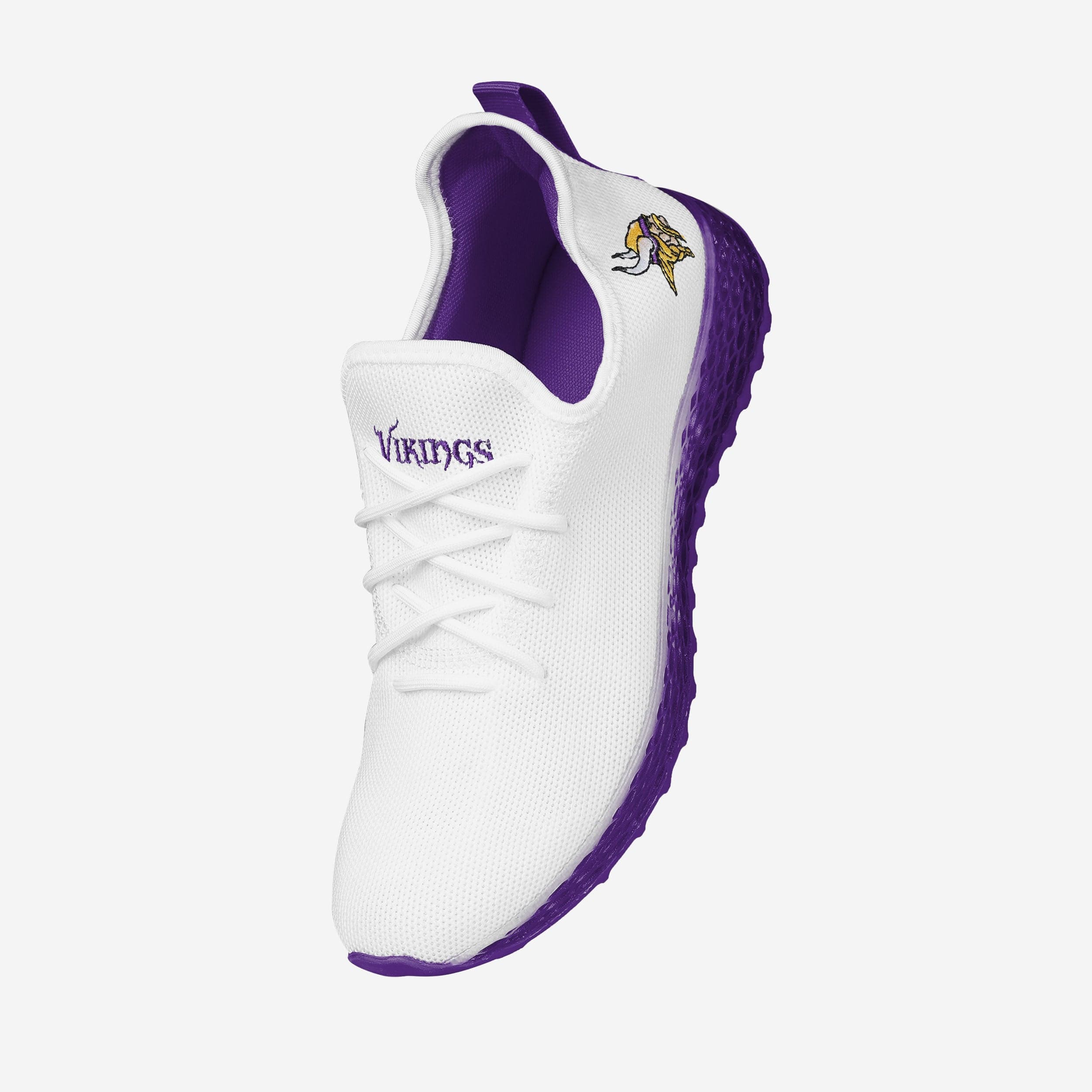 Minnesota Vikings Gradient Midsole White Sneakers - Image 2