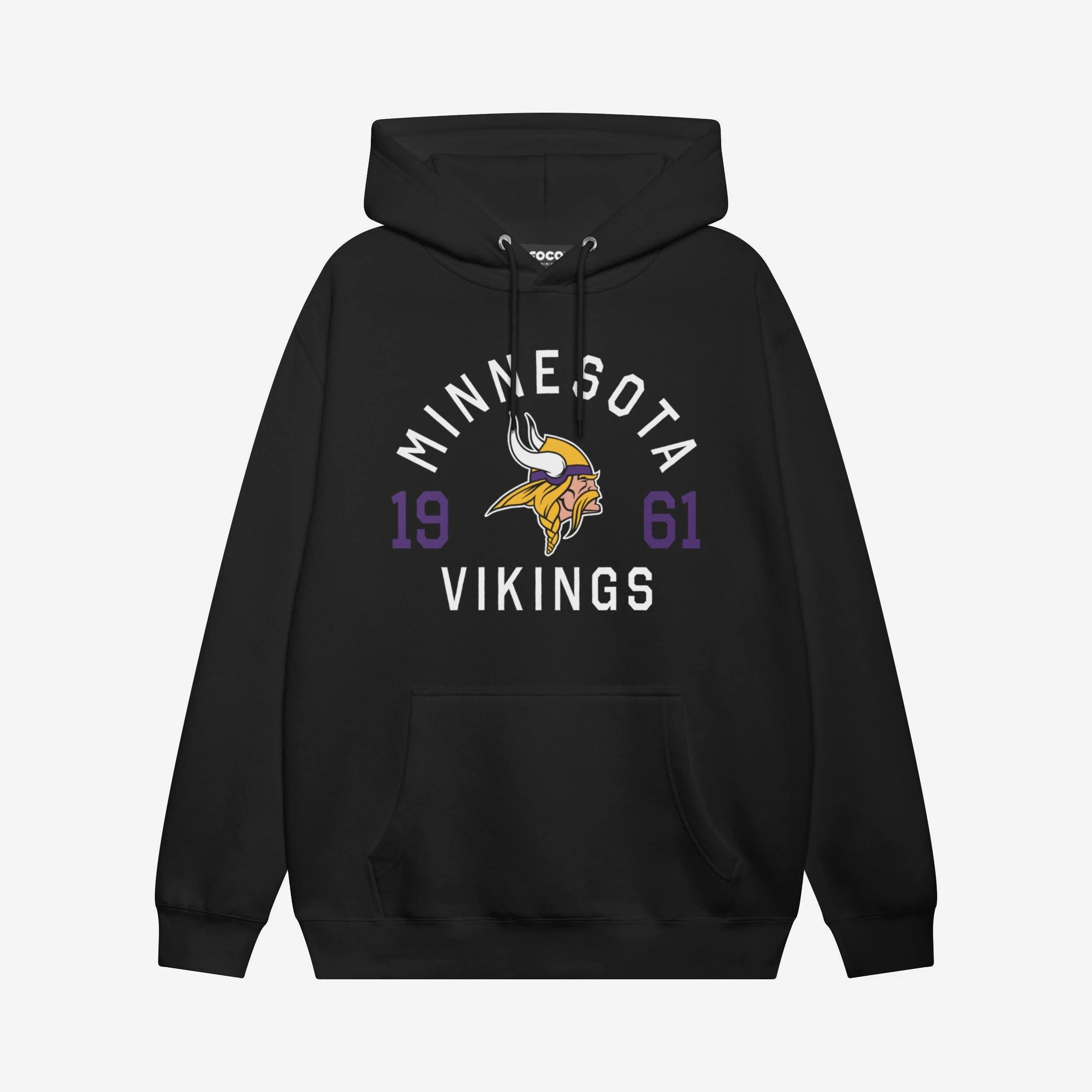 Minnesota Vikings Heritage Print Hoodie - Image 3
