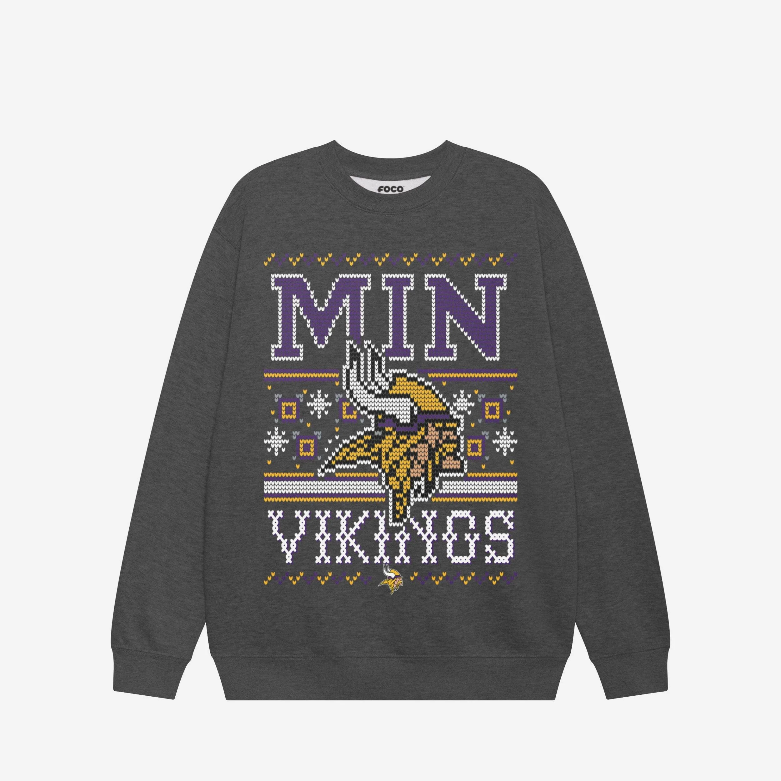 Minnesota Vikings Holiday Crew Neck Sweatshirt