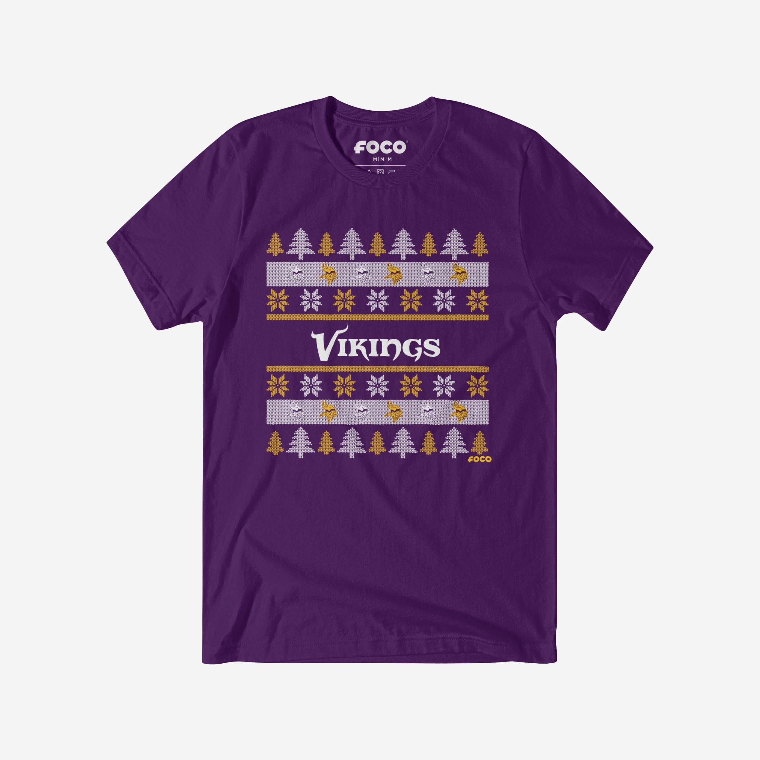 Minnesota Vikings Holiday Sweater T-Shirt