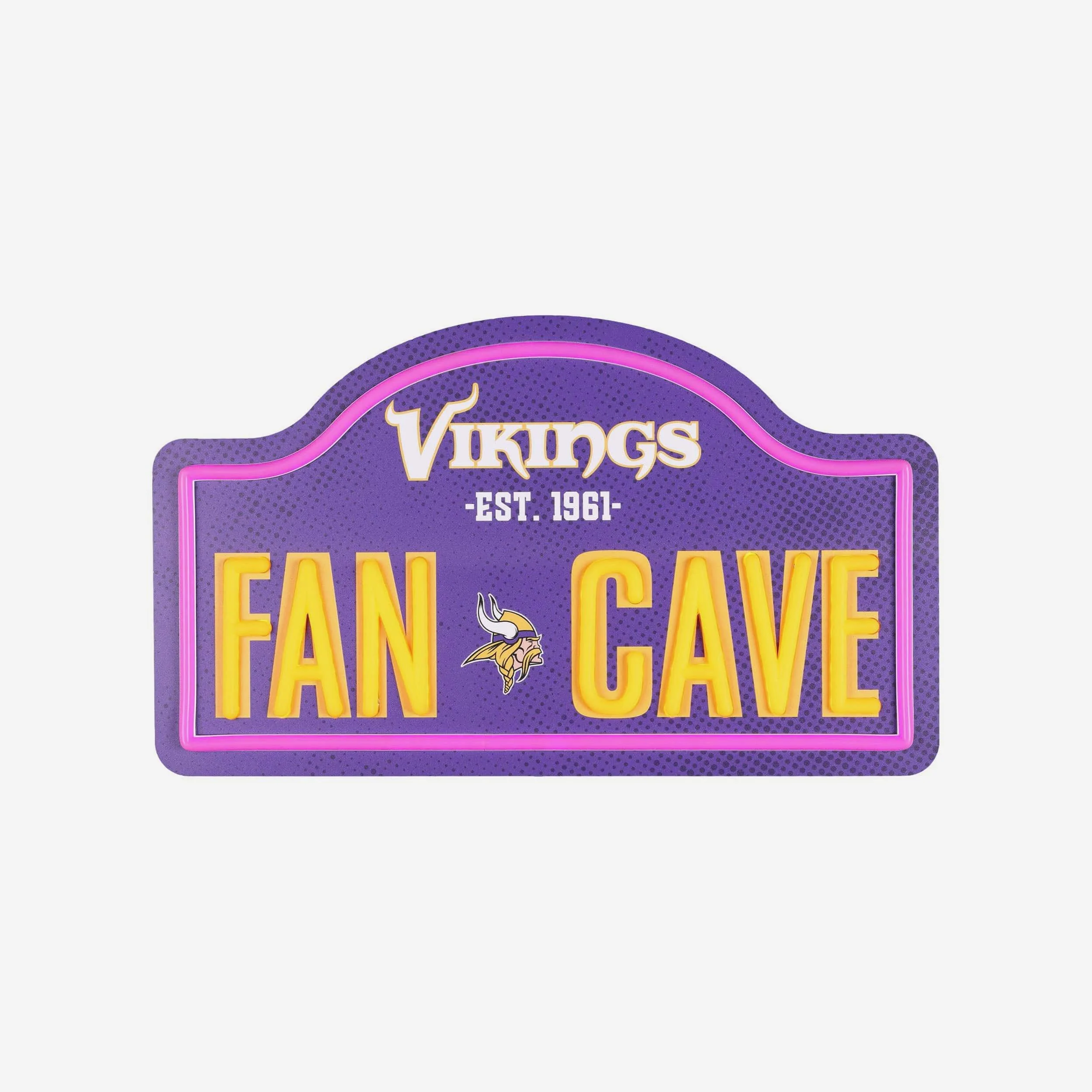 Minnesota Vikings LED Neon Fancave Sign