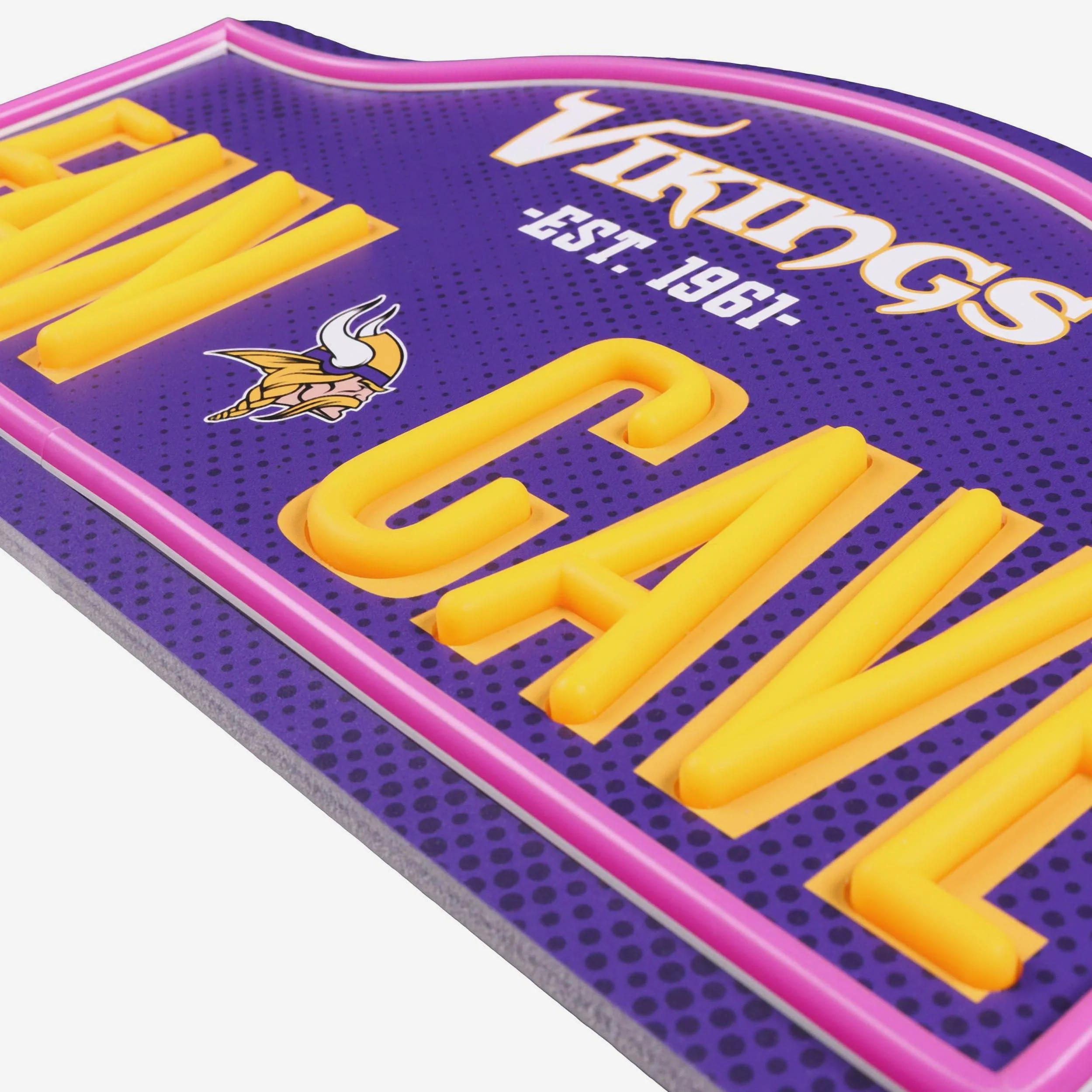 Minnesota Vikings LED Neon Fancave Sign - Image 3