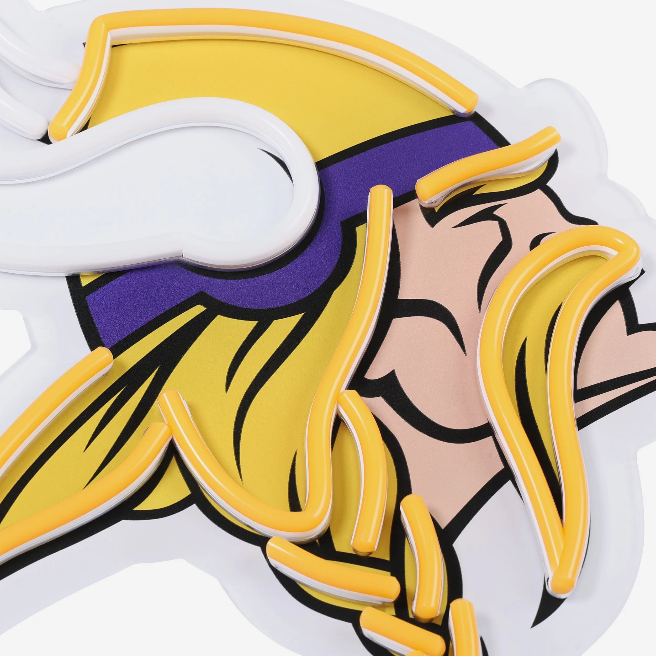 Minnesota Vikings LED Neon Light Up Team Logo Sign - Image 4