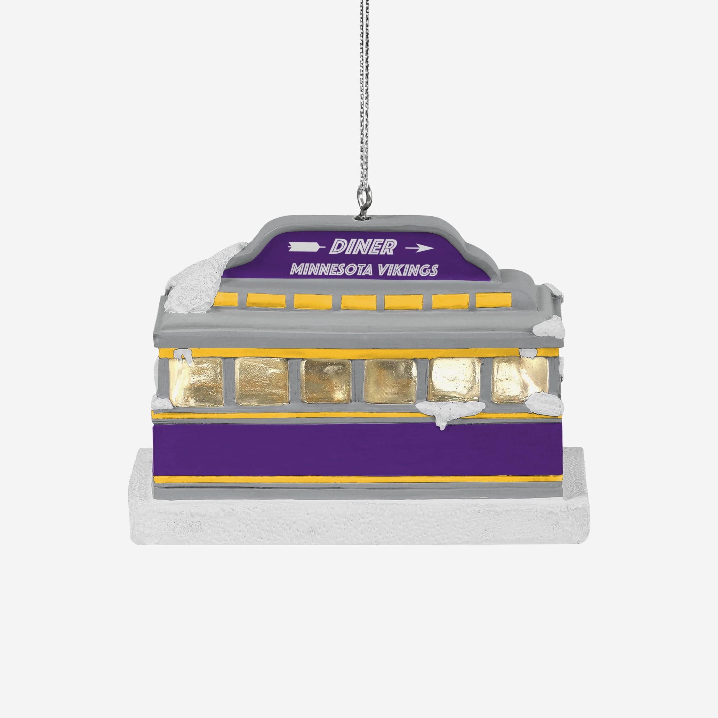 Minnesota Vikings Light Up Diner Ornament - Image 4
