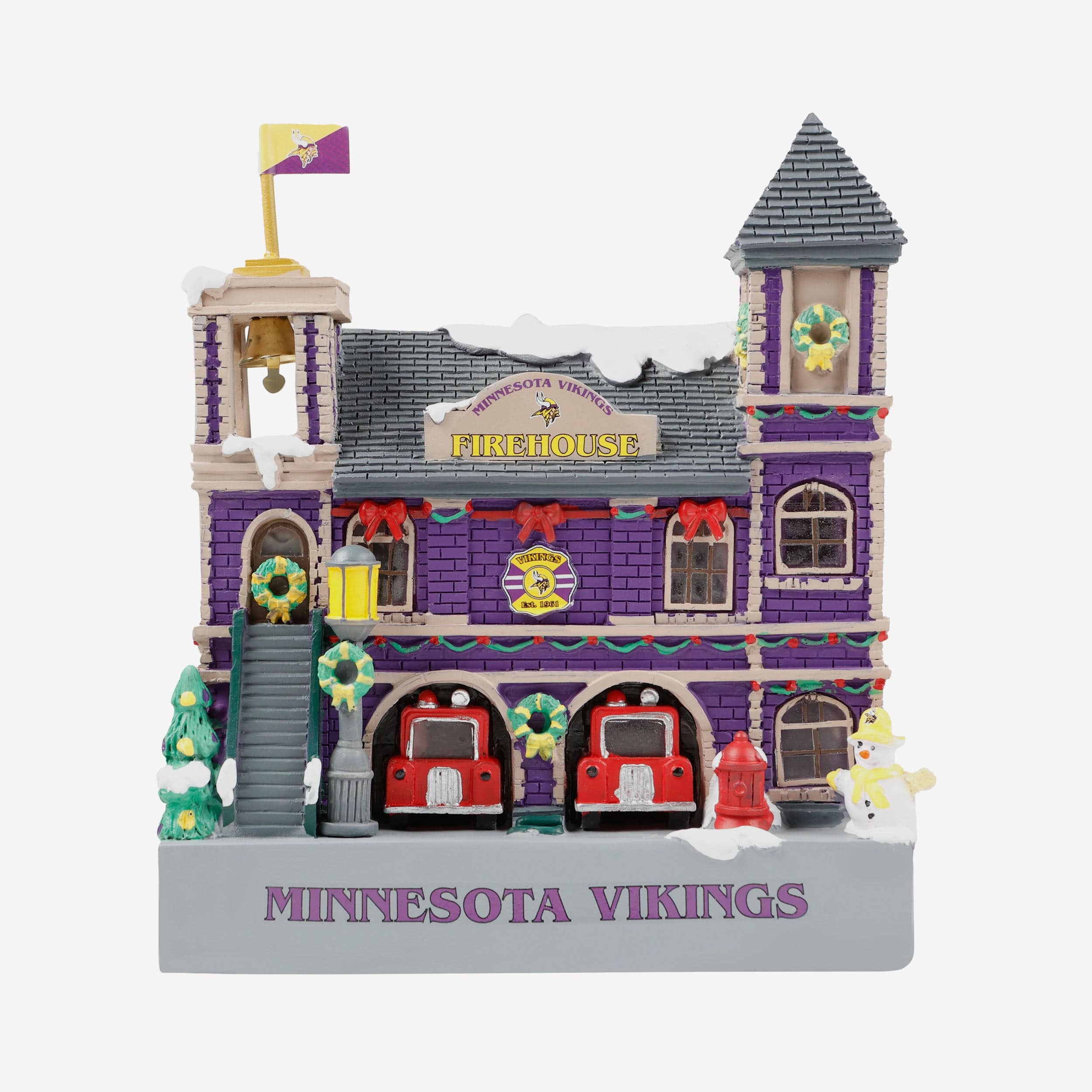 Minnesota Vikings Light Up Resin Team Firehouse