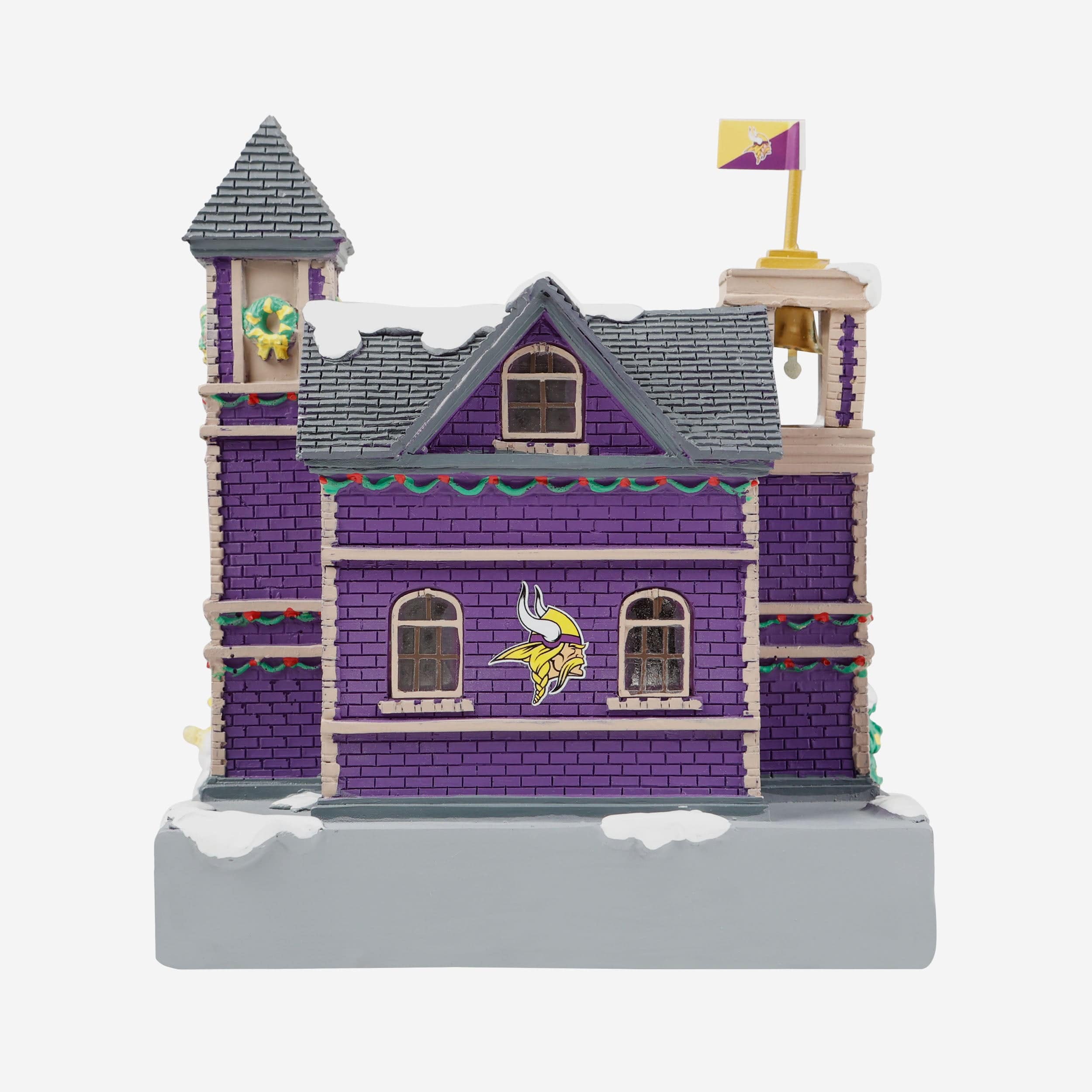 Minnesota Vikings Light Up Resin Team Firehouse - Image 5