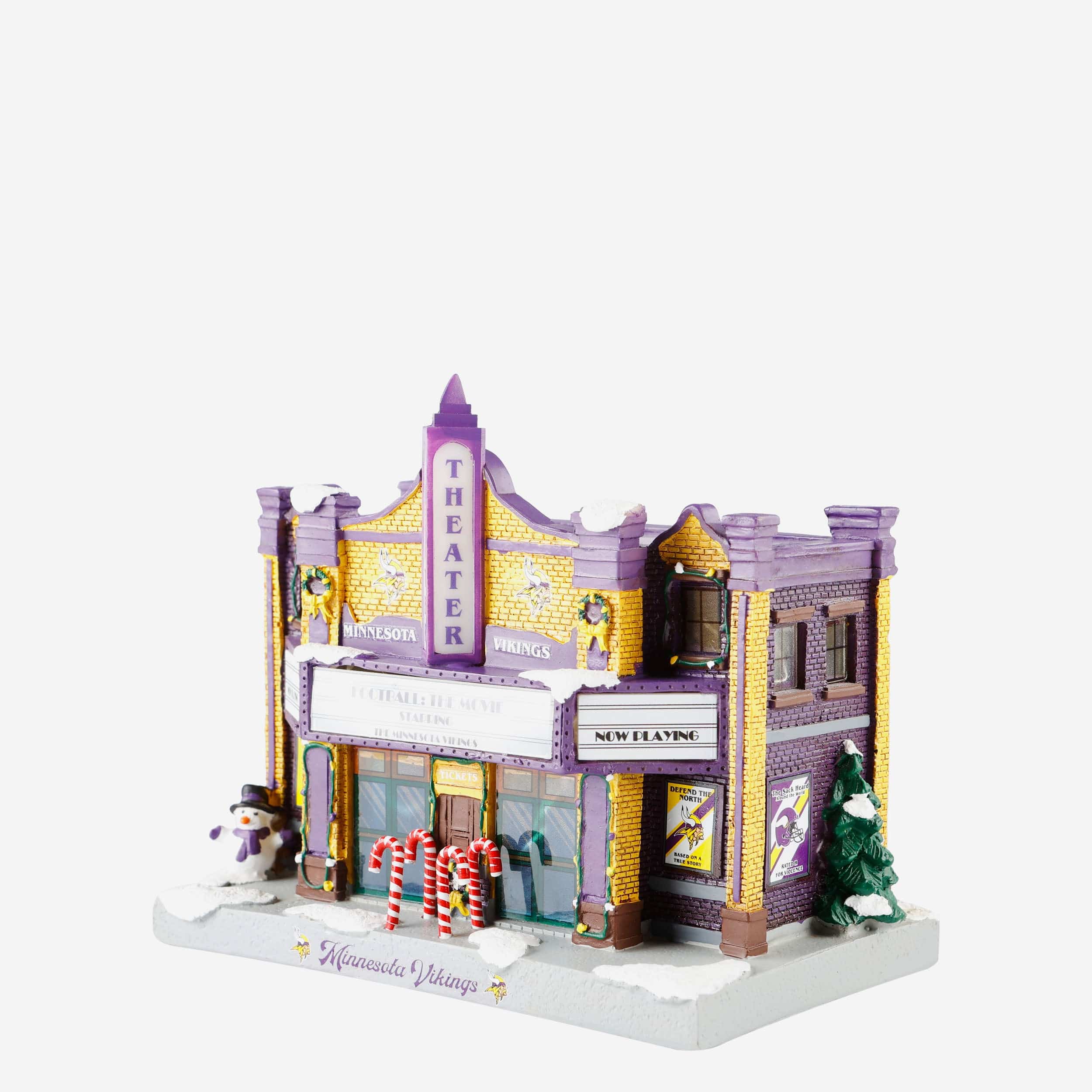 Minnesota Vikings Light Up Resin Team Theater - Image 3