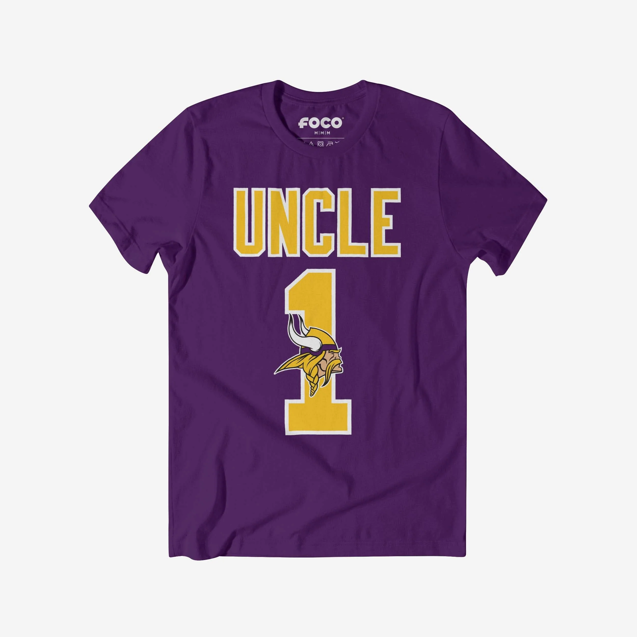 Minnesota Vikings Number 1 Uncle T-Shirt
