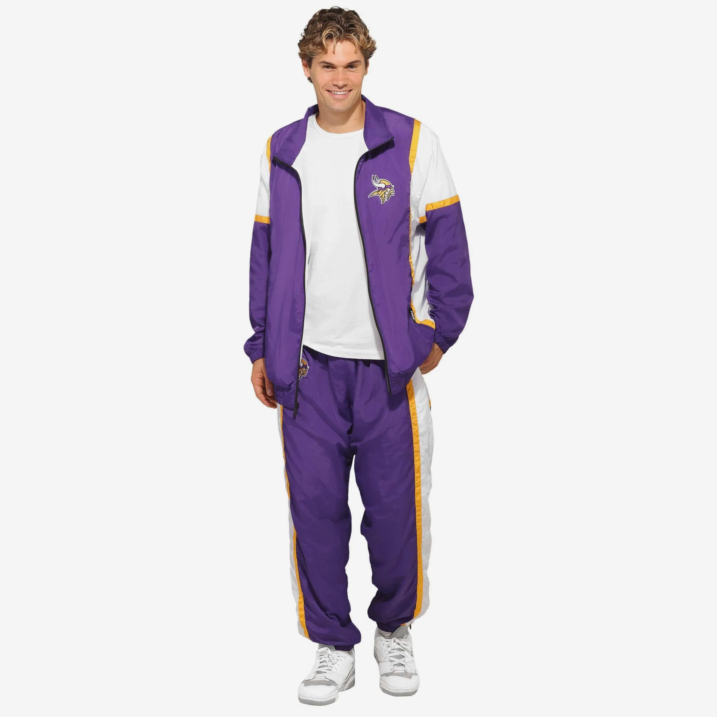 Minnesota Vikings Nylon Crinkle Gameday Jacket - Image 5