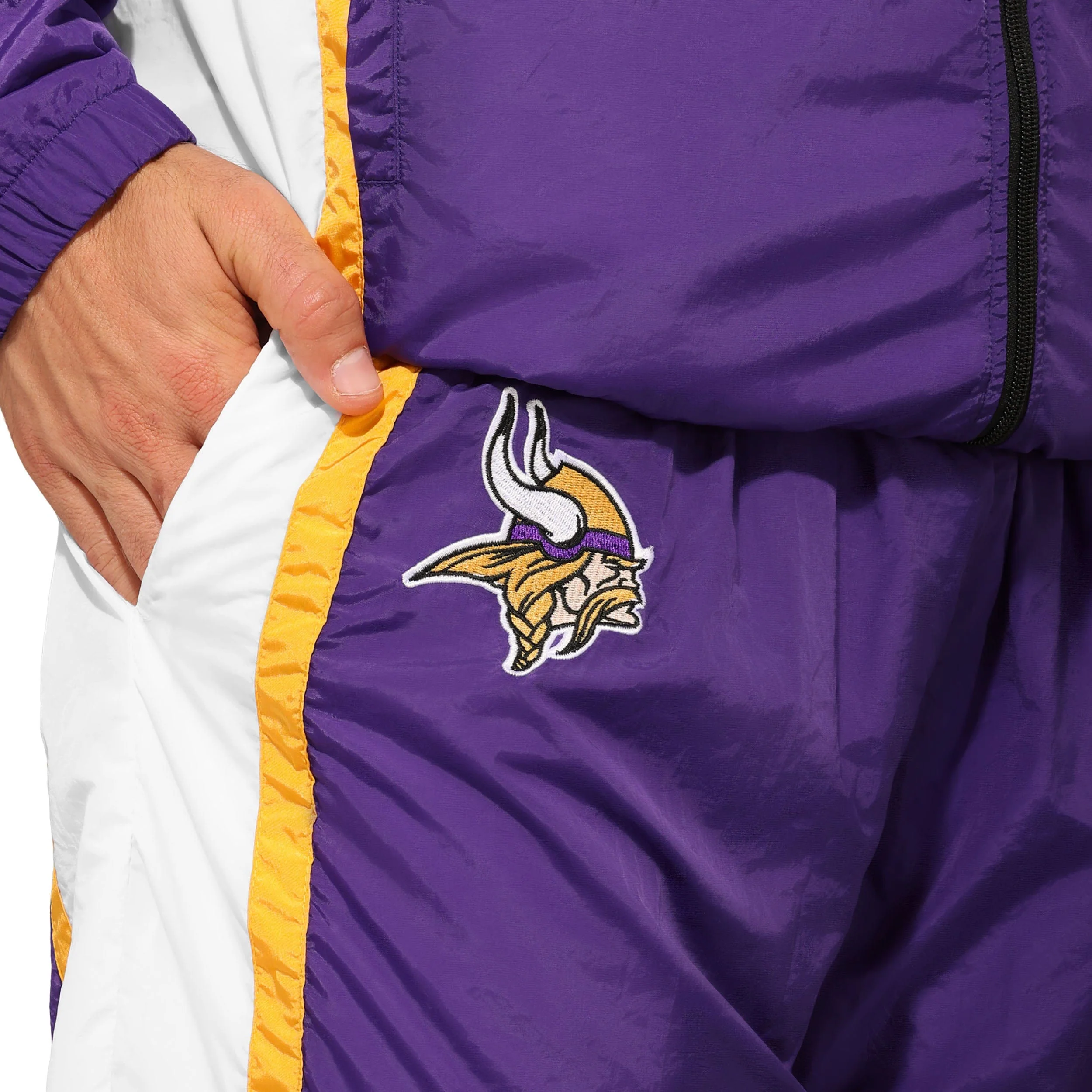Minnesota Vikings Nylon Crinkle Gameday Pants - Image 3