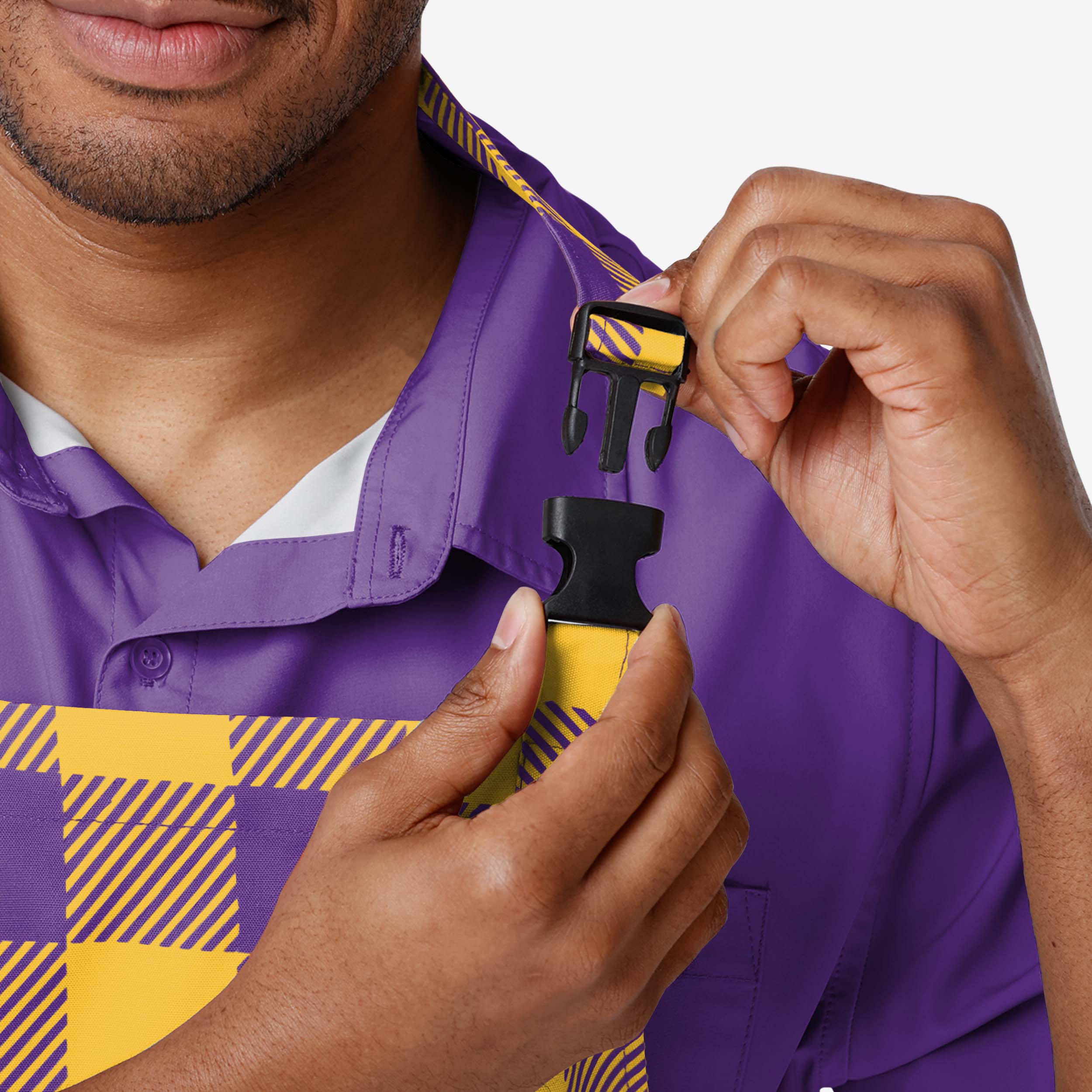 Minnesota Vikings Plaid Apron - Image 3