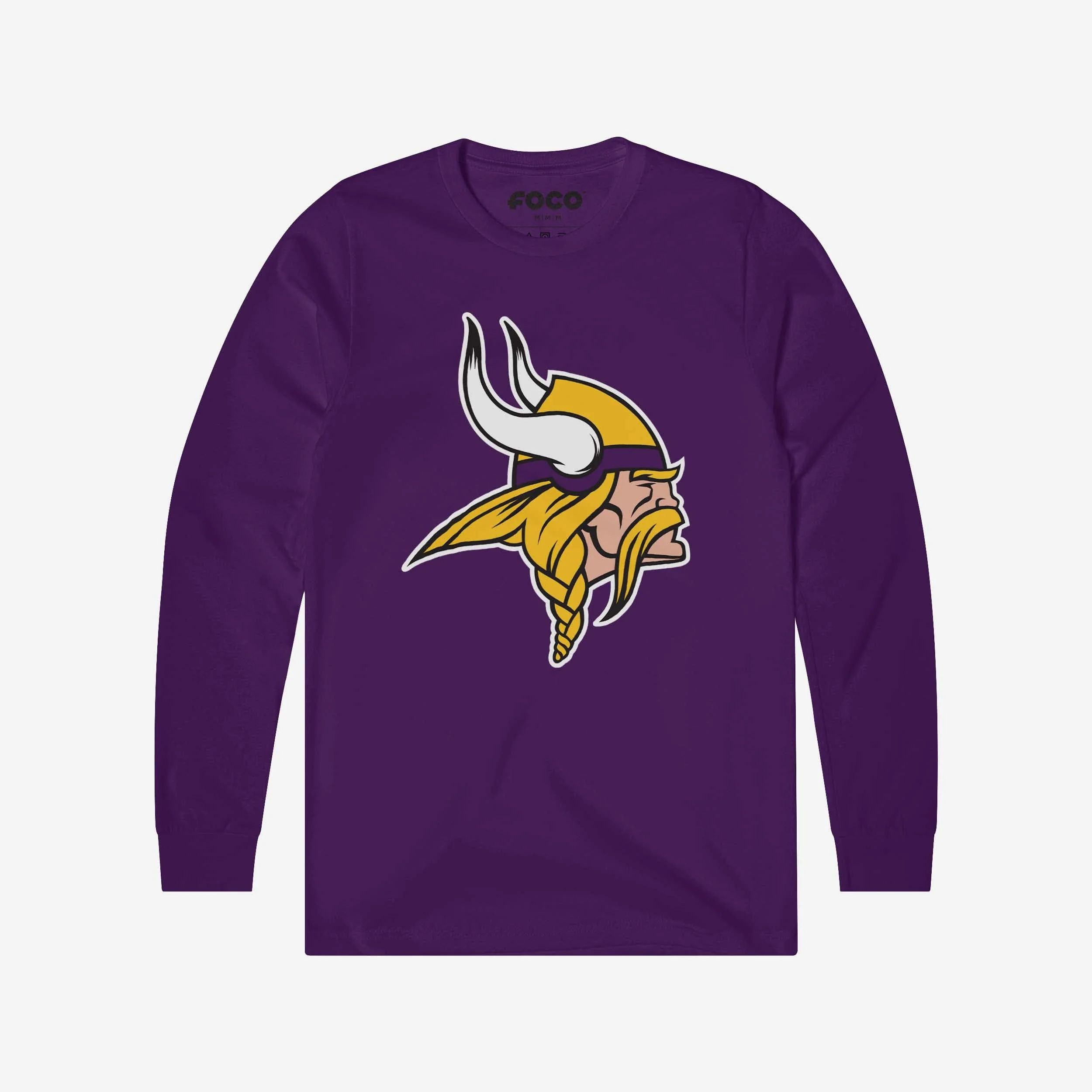 Minnesota Vikings Primary Logo Long Sleeve T-Shirt